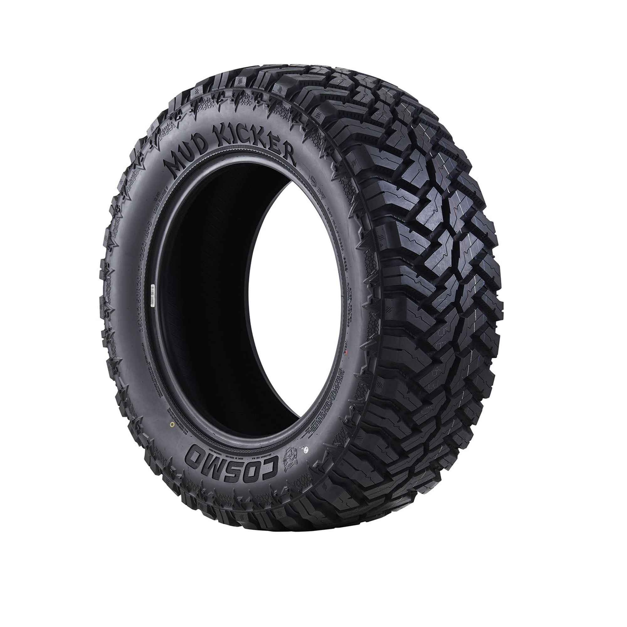 Cosmo Mud Kicker Mud Terrain LT255/75R17 111/108S C Light Truck Tire - Image 5