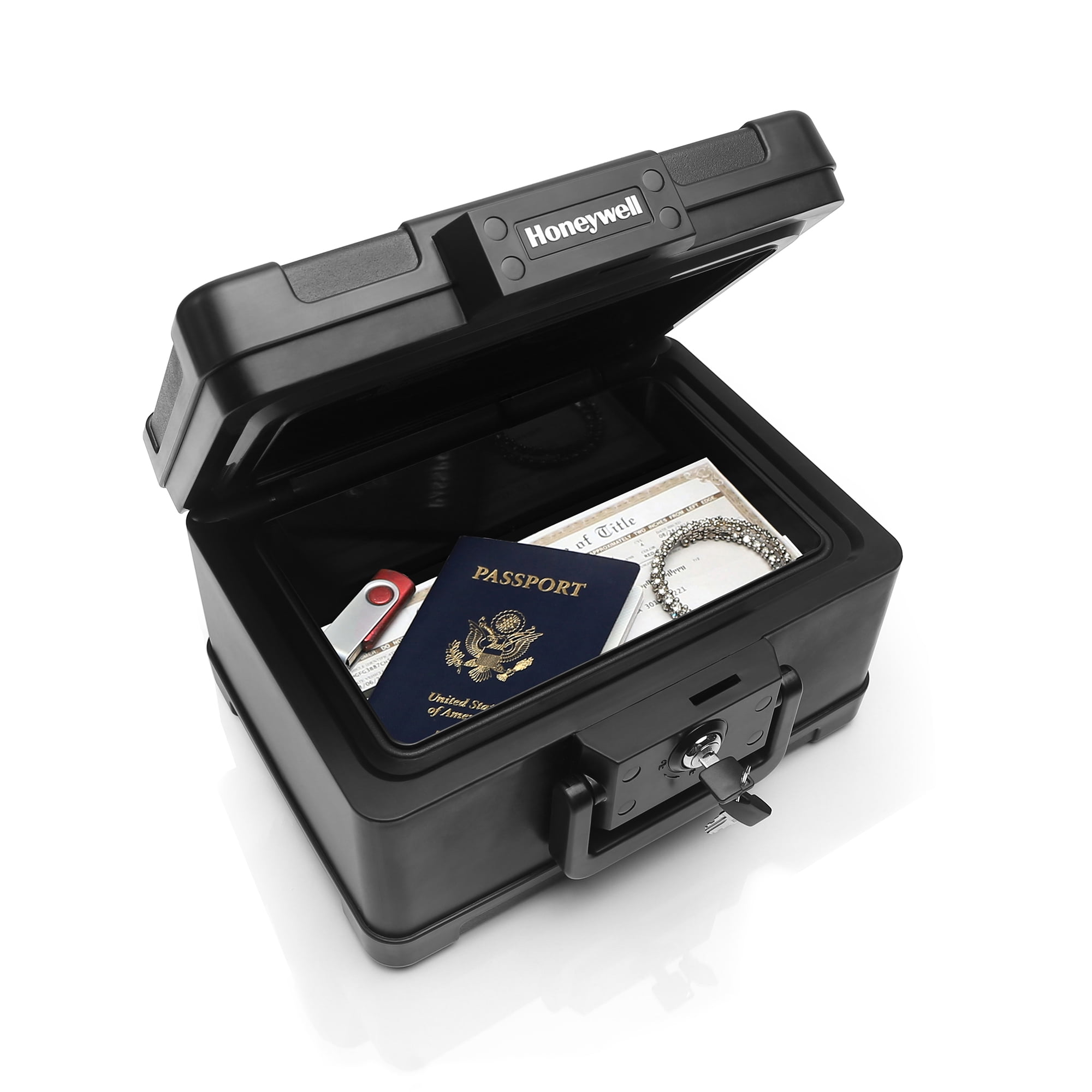 Honeywell 0.15 cu. ft. 30-Minute Fire Molded Chest with Key Lock, 1101 - Image 9