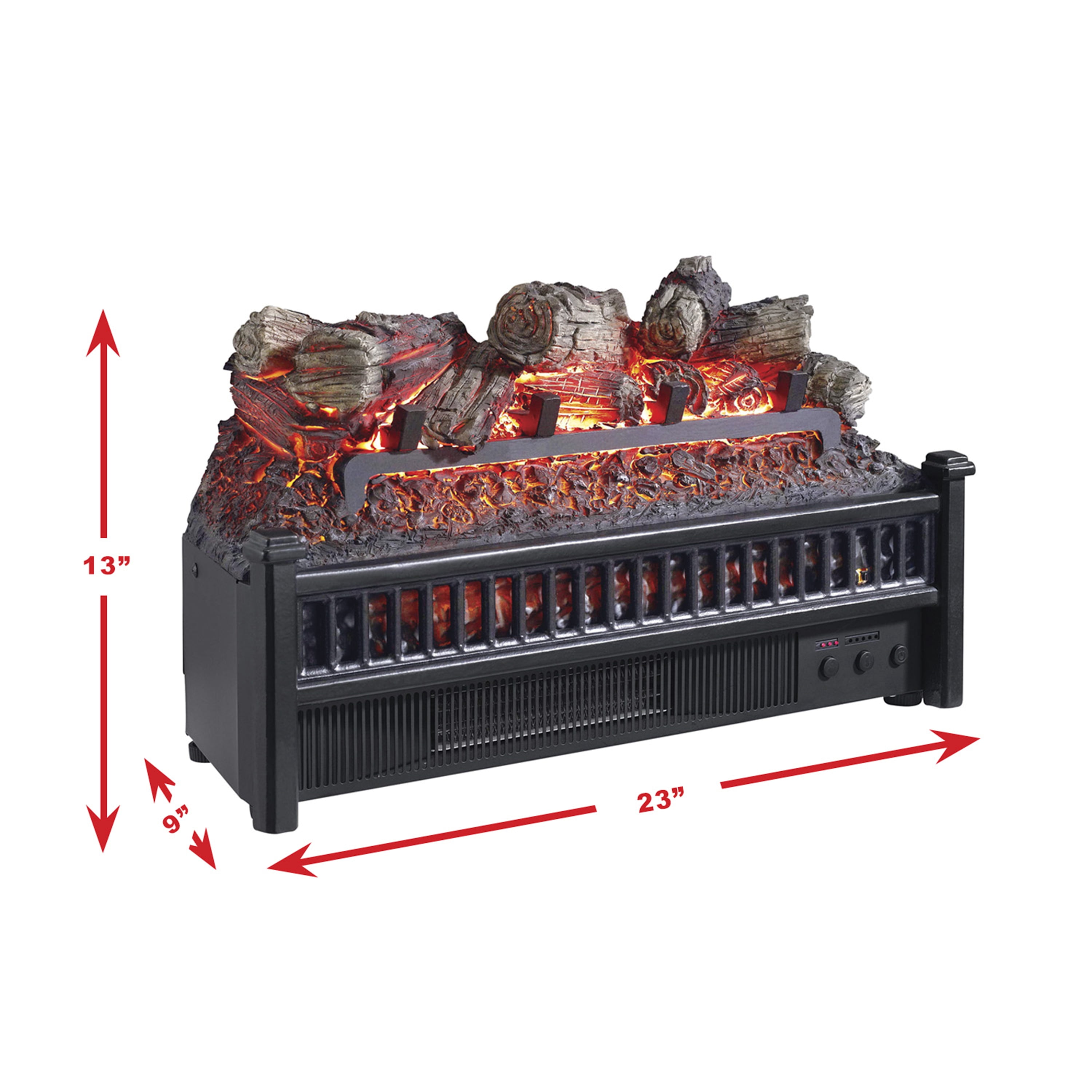 Pleasant Hearth LH-24 Electric Log Insert with Heater - Image 3
