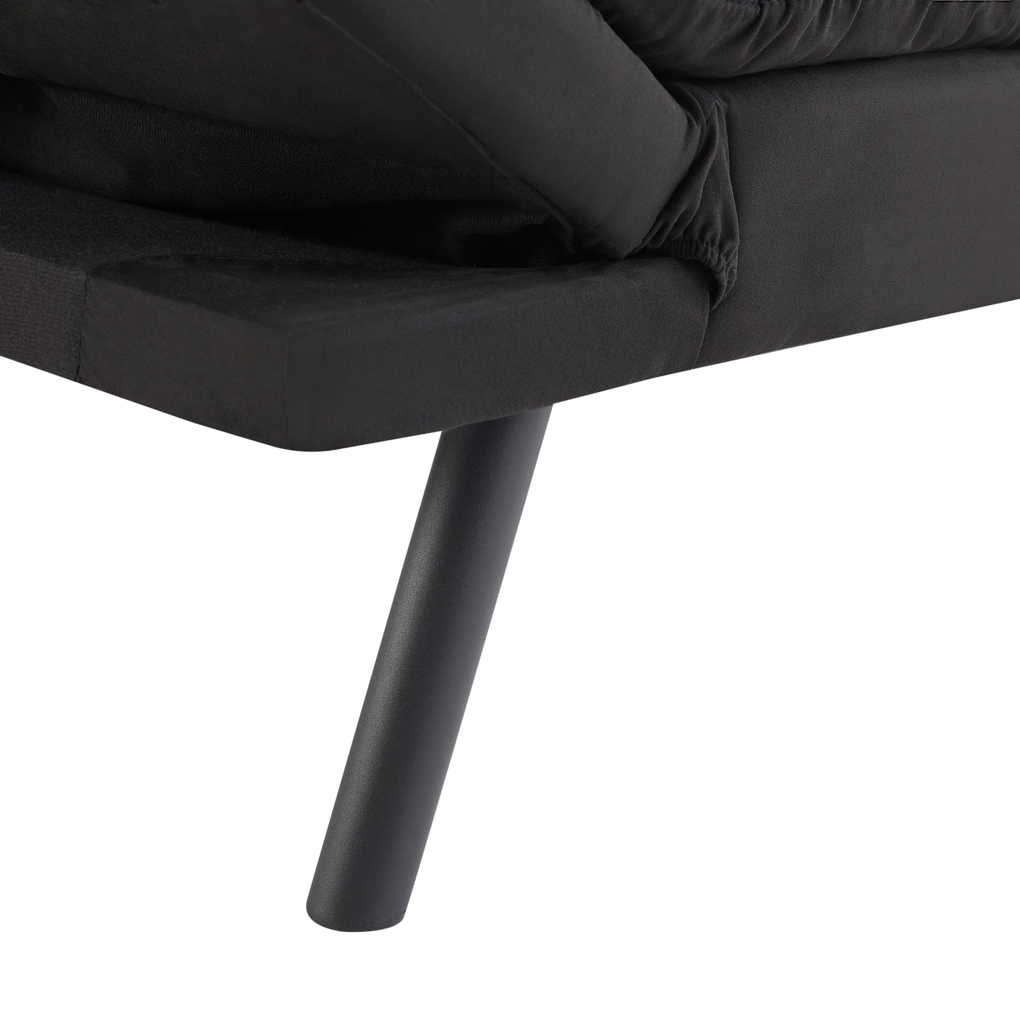 Mainstays Memory Foam Futon with 72",Black - Image 3