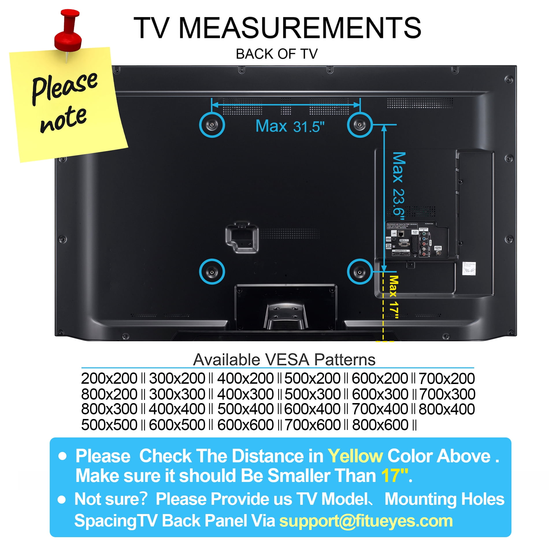 Fenge Universal TV Stand with Swivel Mount for 50 to 80 inch TV DSV1 - Image 7