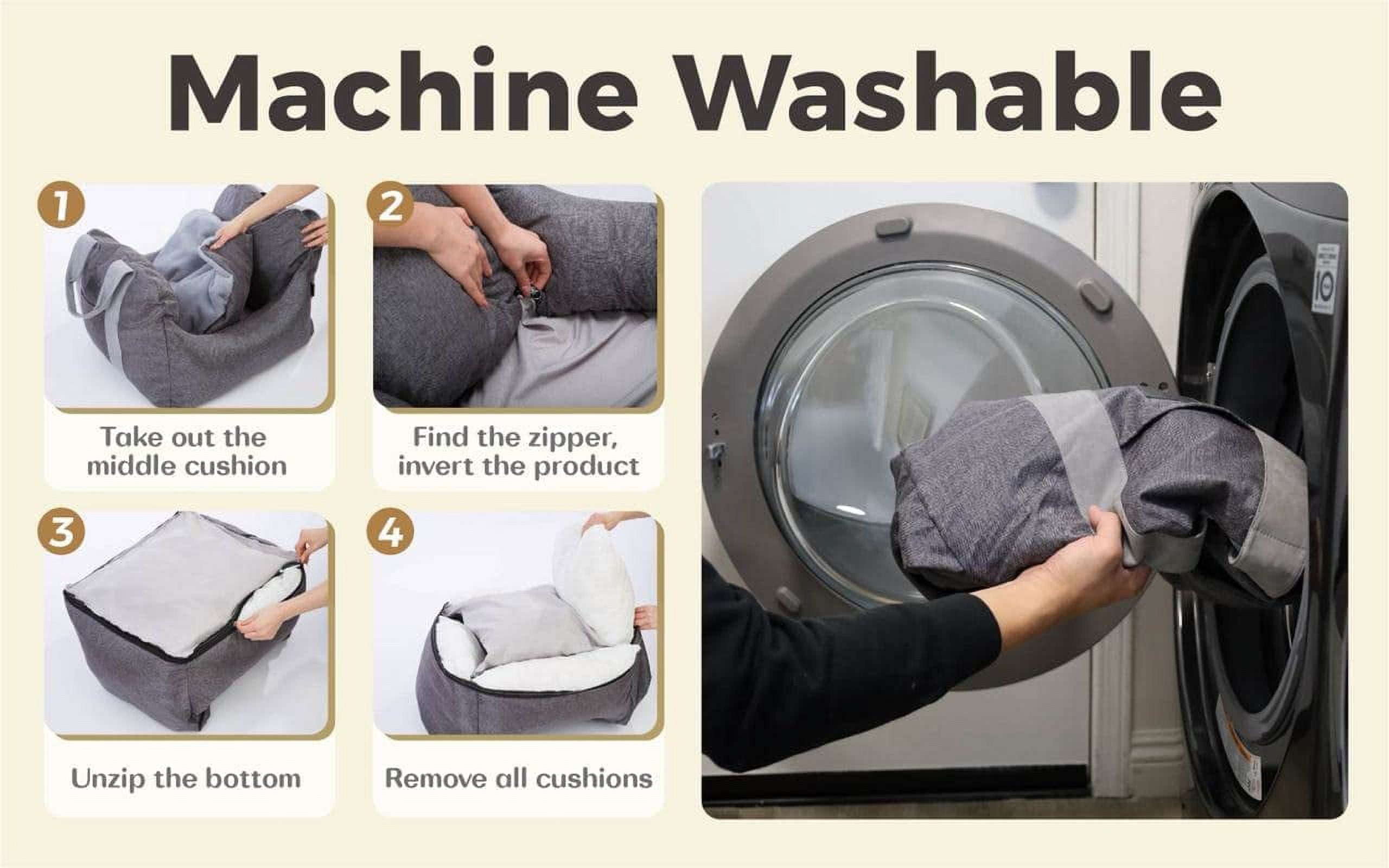 PET AWESOME Dog Car Seat, Puppy Booster Seat, Travel Carrier Bed for Small and Medium Pets - Image 6