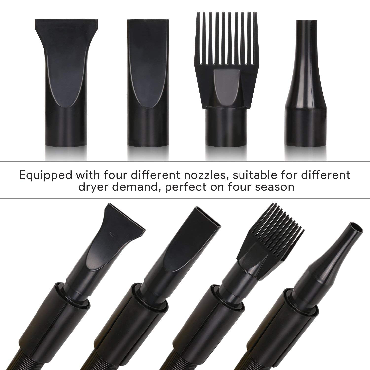 RichYa Professional Dryer for Large Dogs, Pet Hair Grooming Blower Blaster with Strong Power, Yellow - Image 2