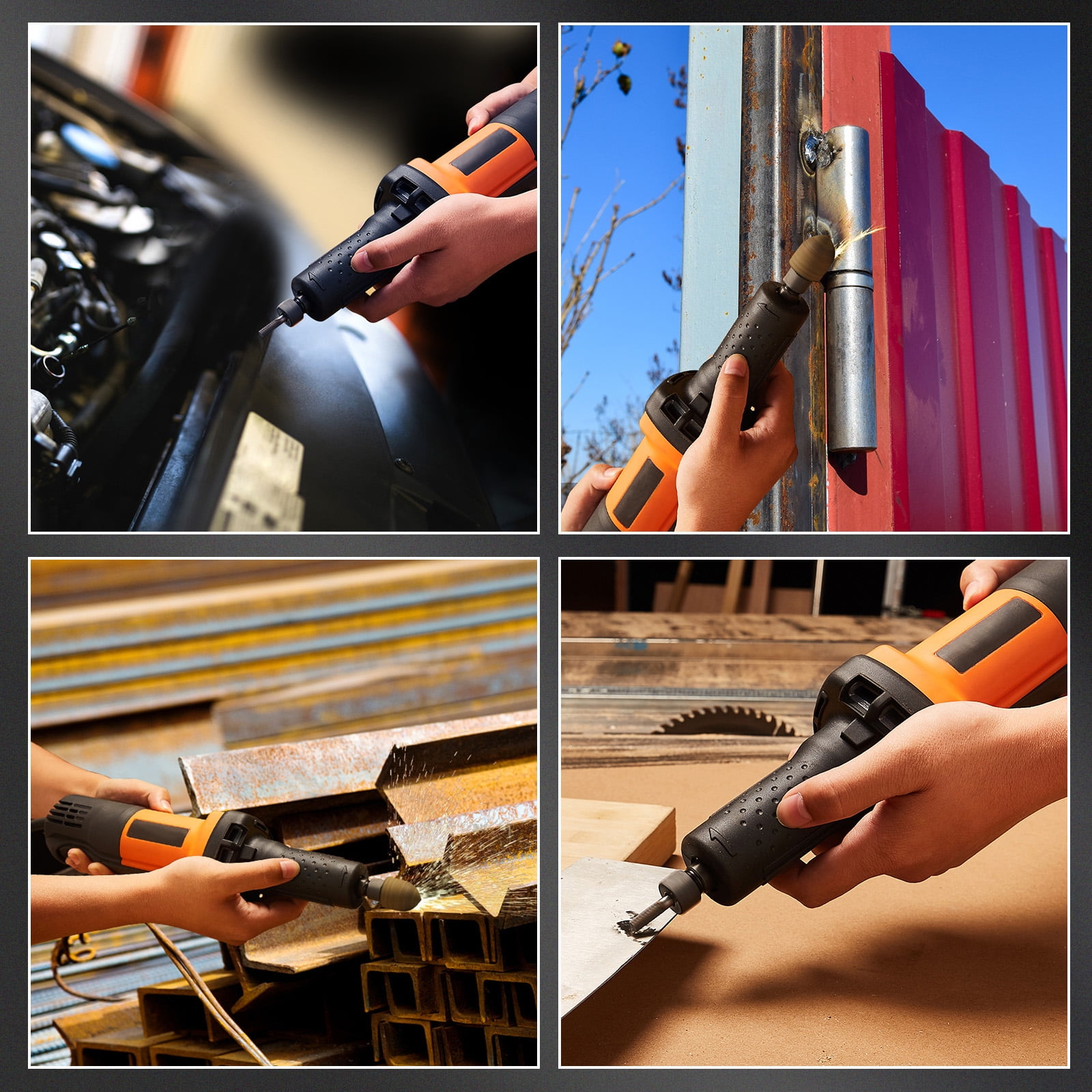 SKYSHALO Die Grinder, 1/4" Collet Variable Speed (7000-30000RPM), Heavy Duty Electric, Ergonomic Grip for Rust Removal, Grinding, Cutting, Polishing, Welding Repair - Image 5