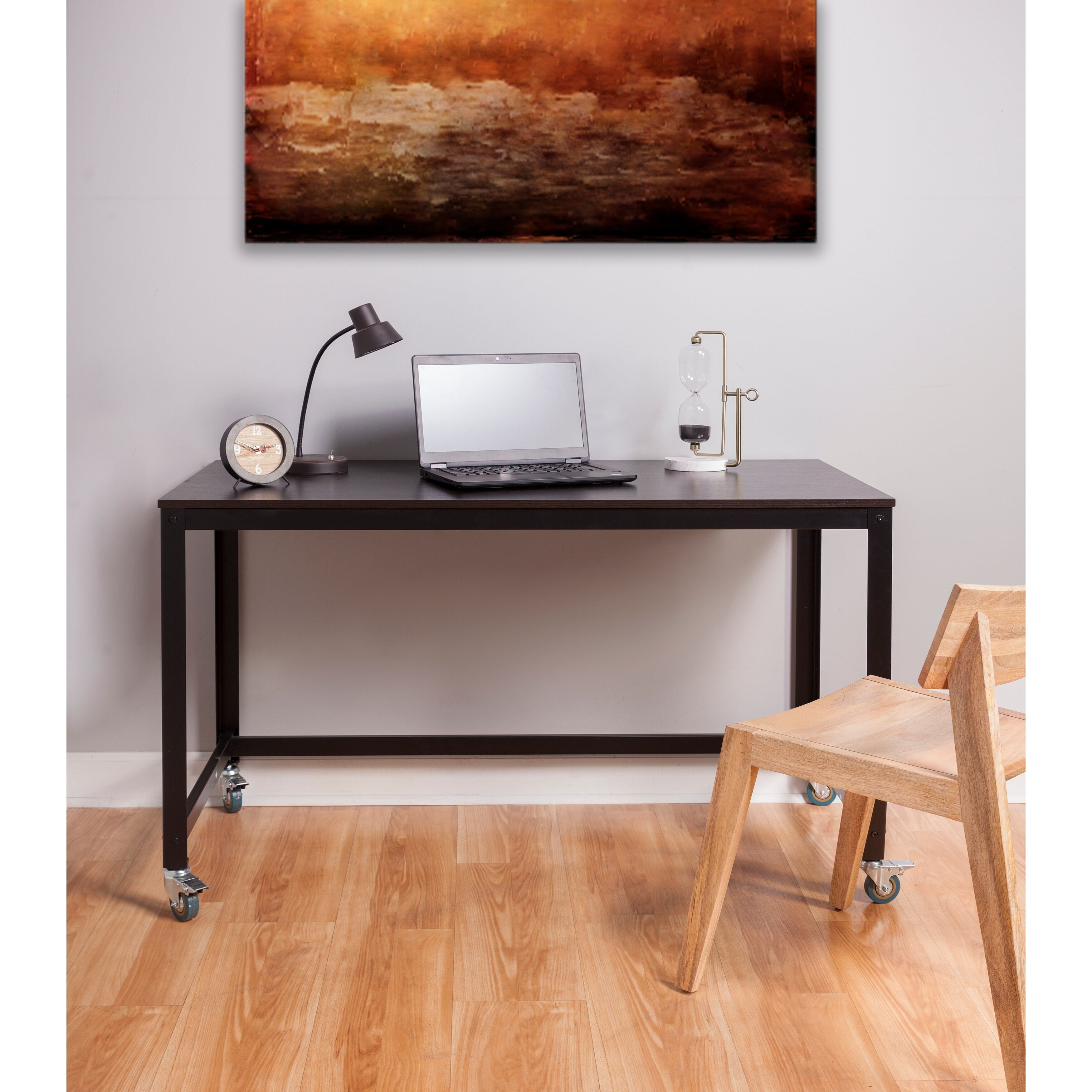 50-JN16DSK Loft Writing Desk, Espresso - Image 5