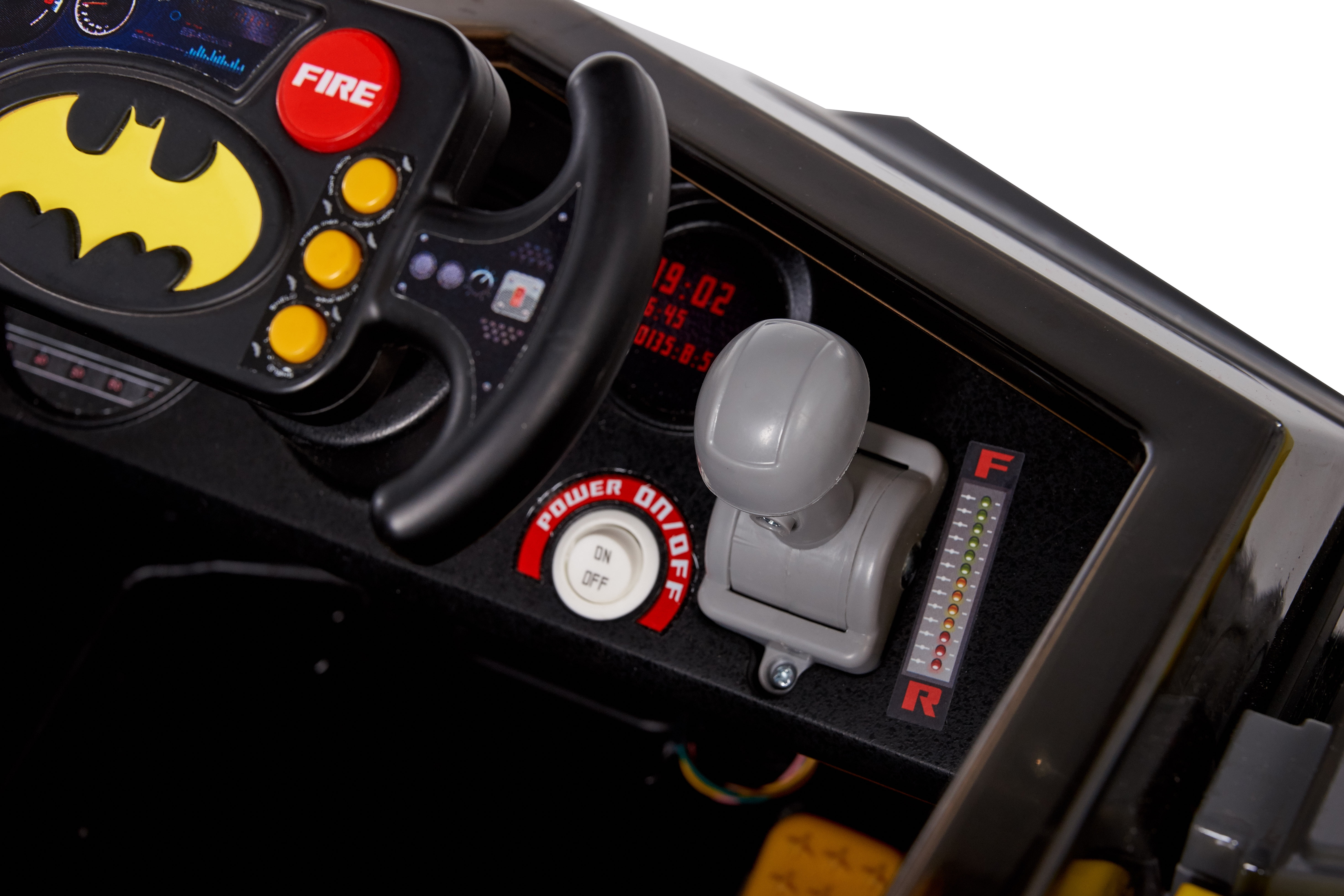 6 Volt DC Comics Batman Batmobile Battery Powered Ride-on - Features Light up Cannons and Sounds! - Image 6