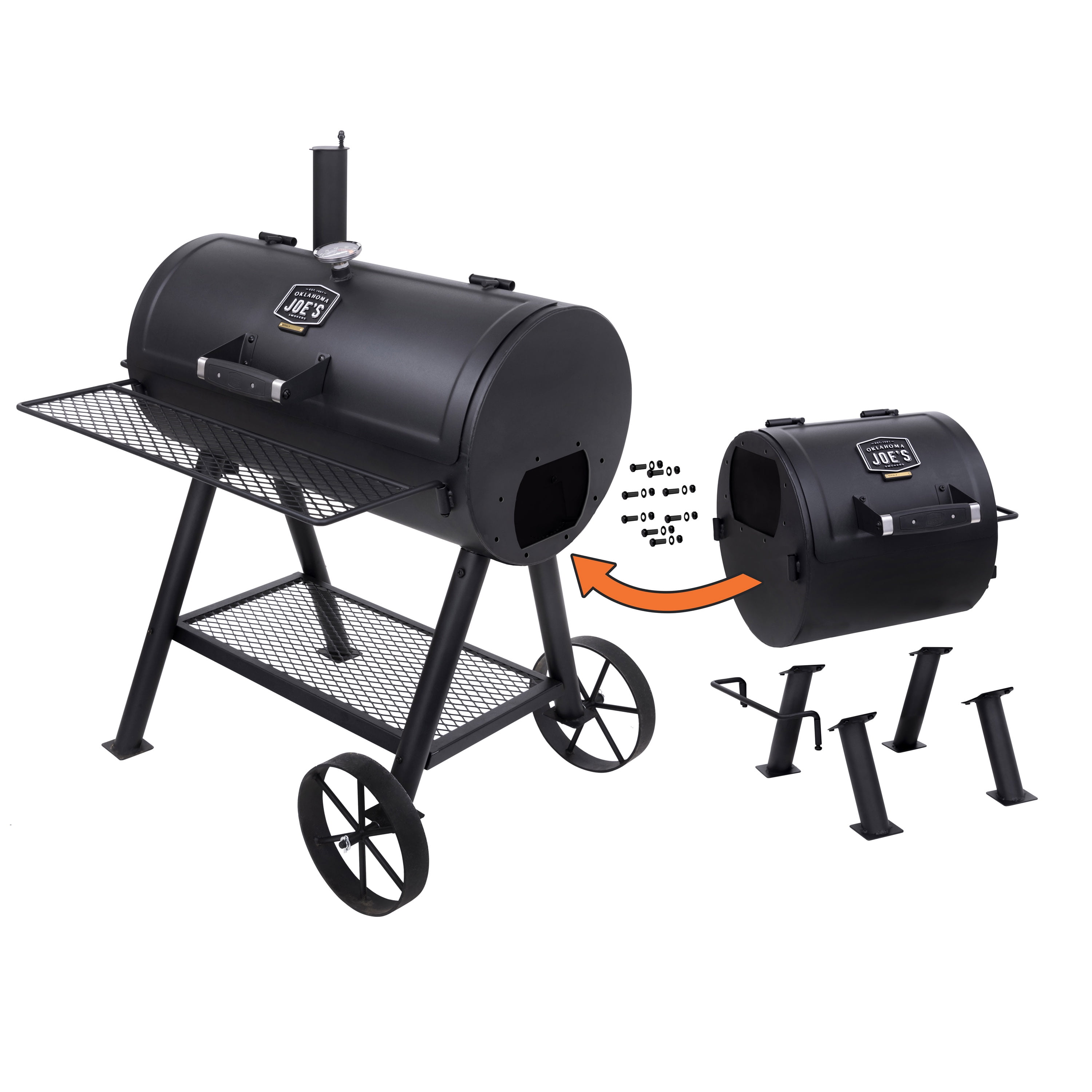 Oklahoma Joe’s Hitch Portable Charcoal Grill, Black - Image 5