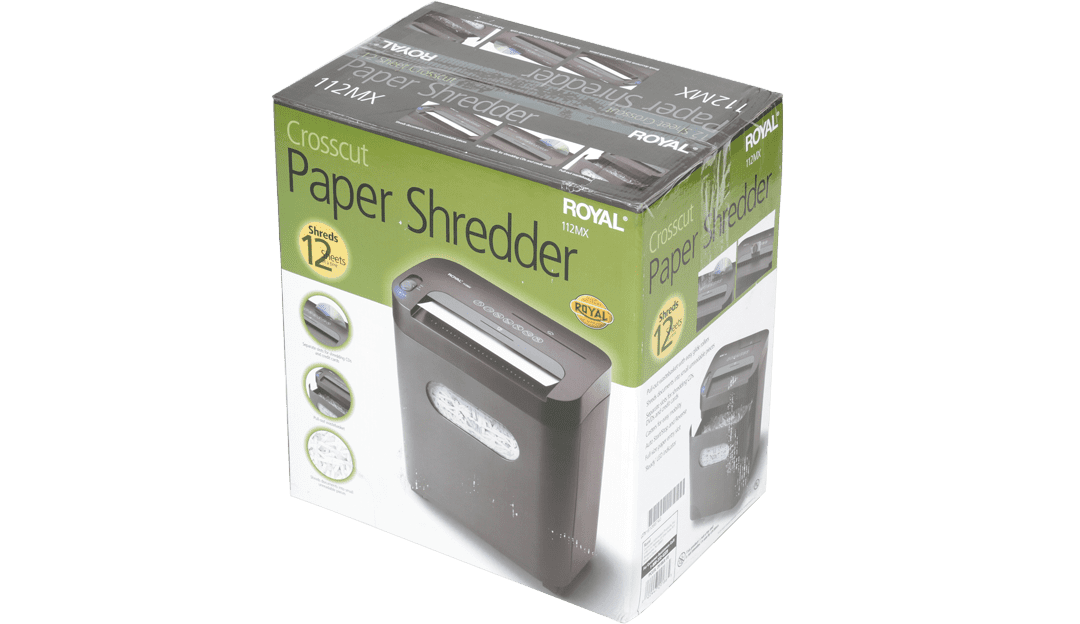 Royal 29186X 112MX 12-Sheet Crosscut Shredder - Image 7