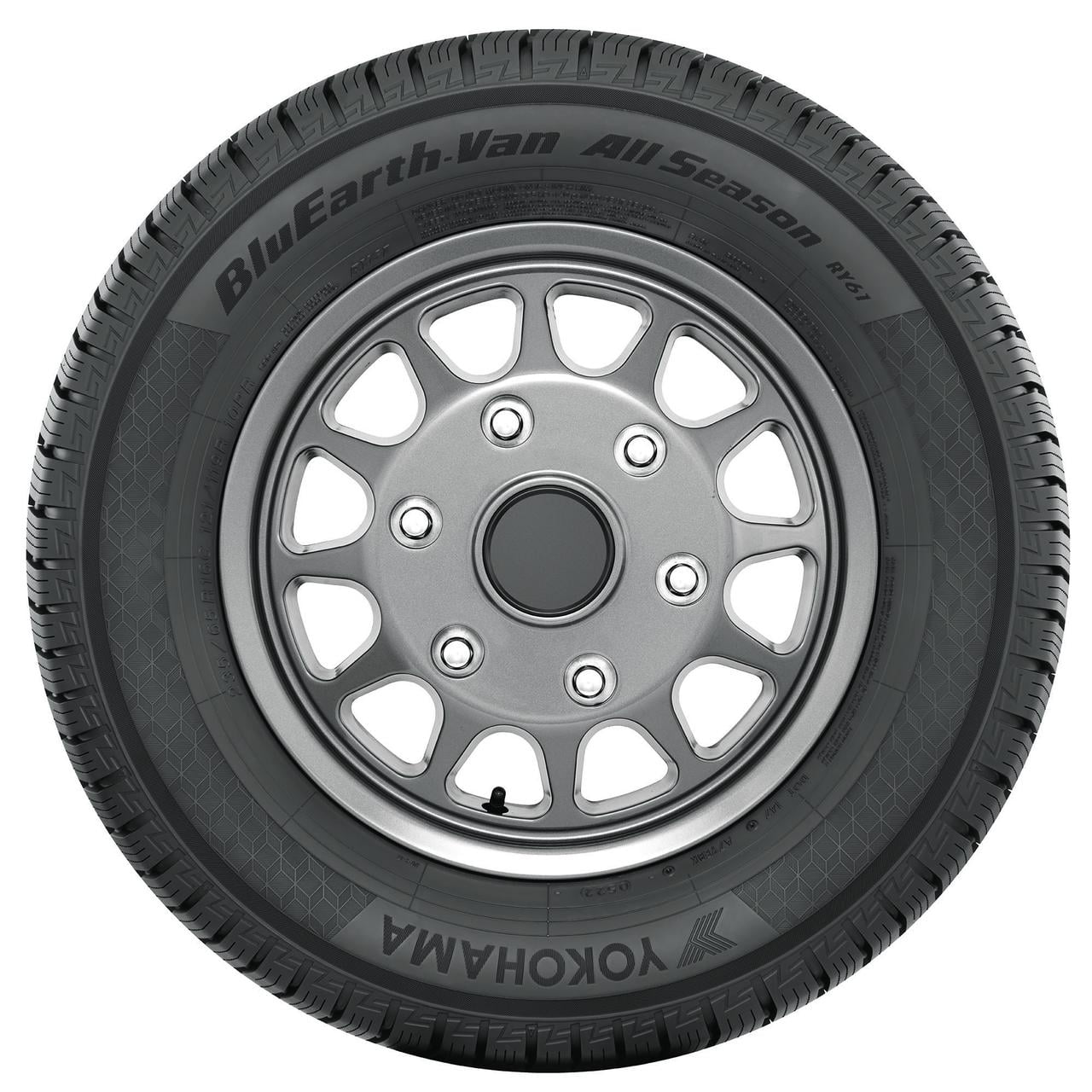 Yokohama BluEarth-Van All Season RY61 Commercial Van LT245/70R17 119/116R E Light Truck Tire - Image 6