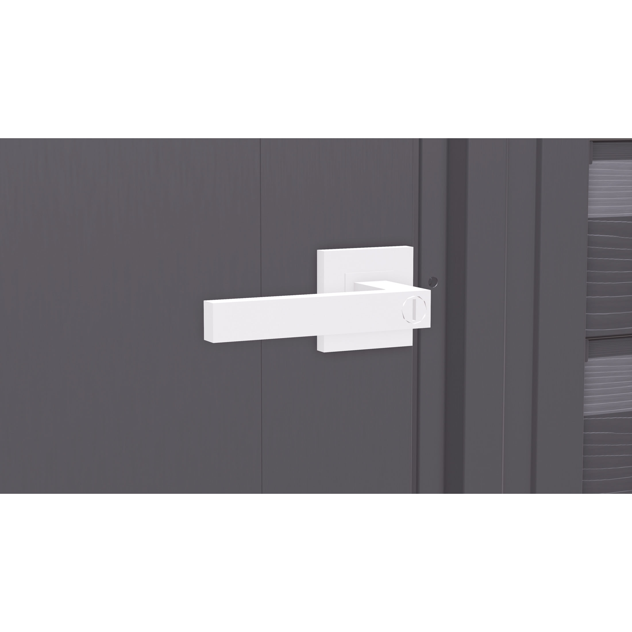 Arrow Select 6 x 7 x 7 ft Charcoal Steel Storage Shed - Image 8