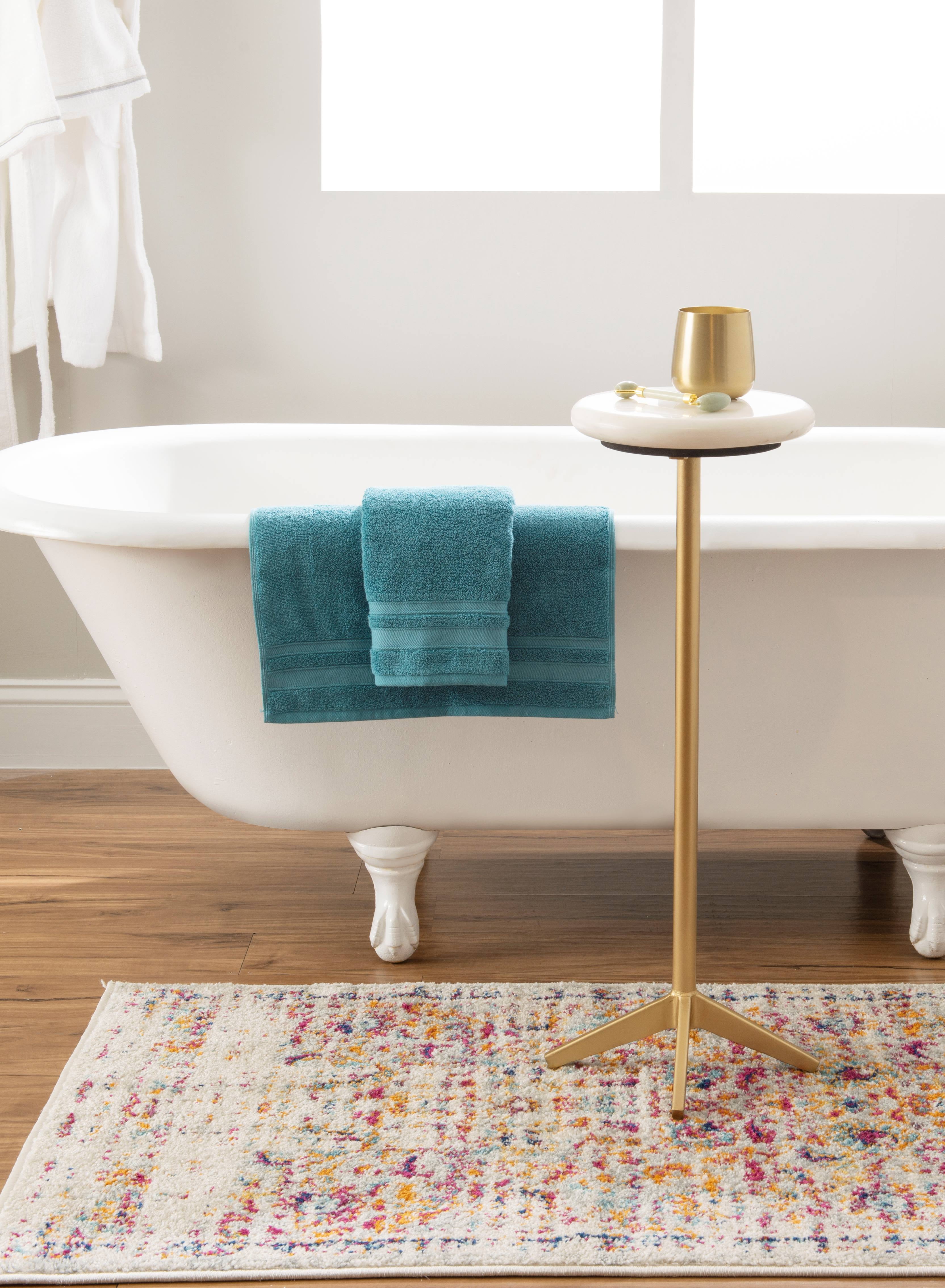 Powell Rimner Round Metal Drink Table, 28" Tall, White - Image 8