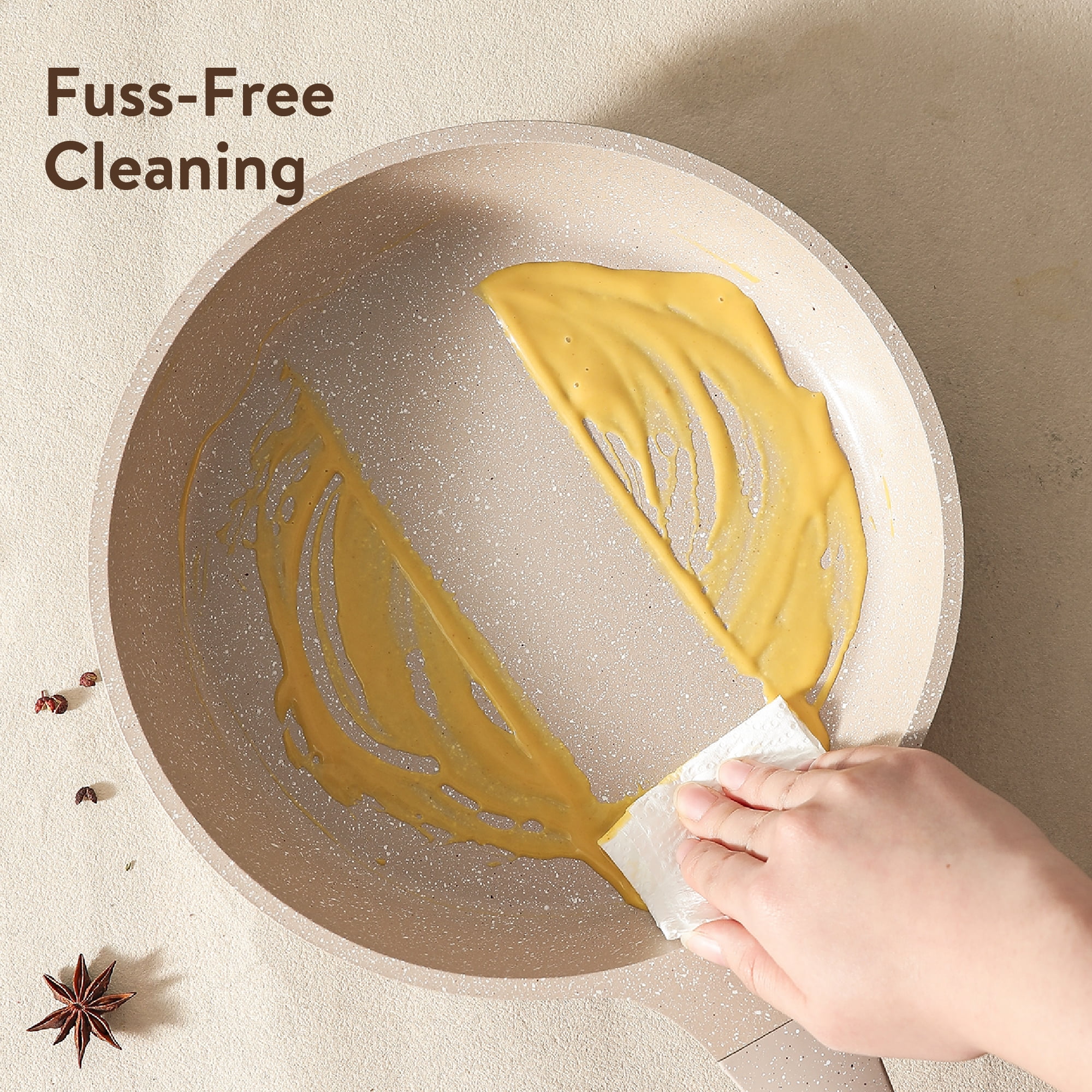 Carote 13-Piece Nonstick Cookware Set, Kitchen Pots and Pans Sets with Stay-Cool Handles, Induction Compatible, Easy Cleaning - Image 7