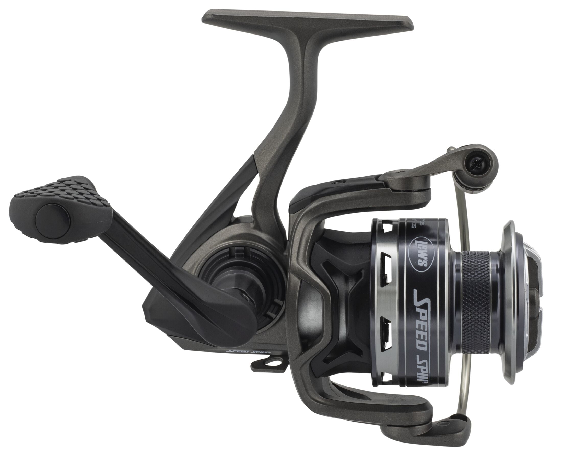 Lew's Speed Spin Spinning Fishing Reel, Size 10 Reel, Black - Image 2
