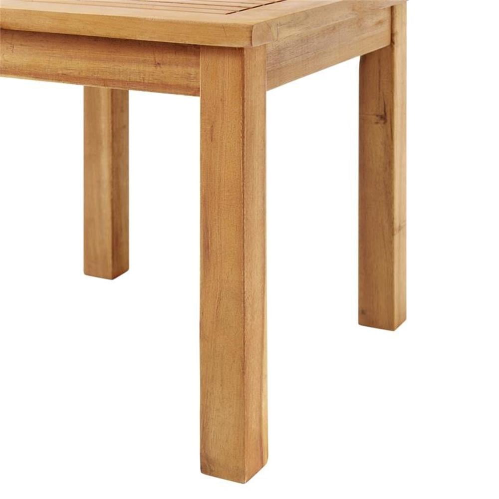 Alaterre Furniture 3-Piece Acacia Wood Bistro Set – 2 Foldable Chairs & Table with Woven Seats for Patio/Deck - Image 9