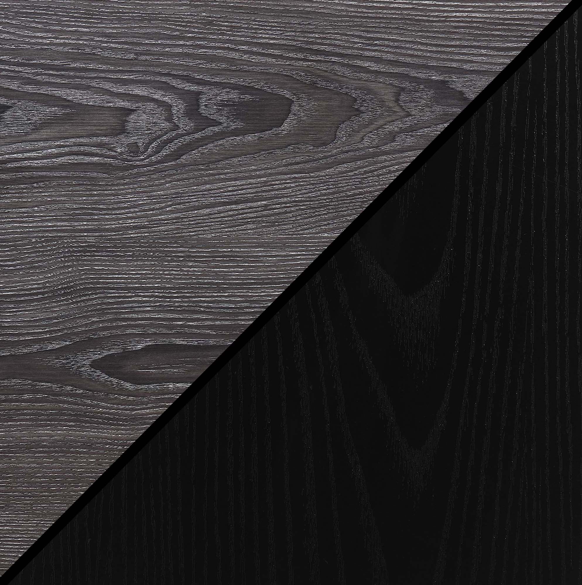 Convenience Concepts 47.25" Monterey Desk with Charging Station, Weathered Gray/Black, All Ages - Image 8