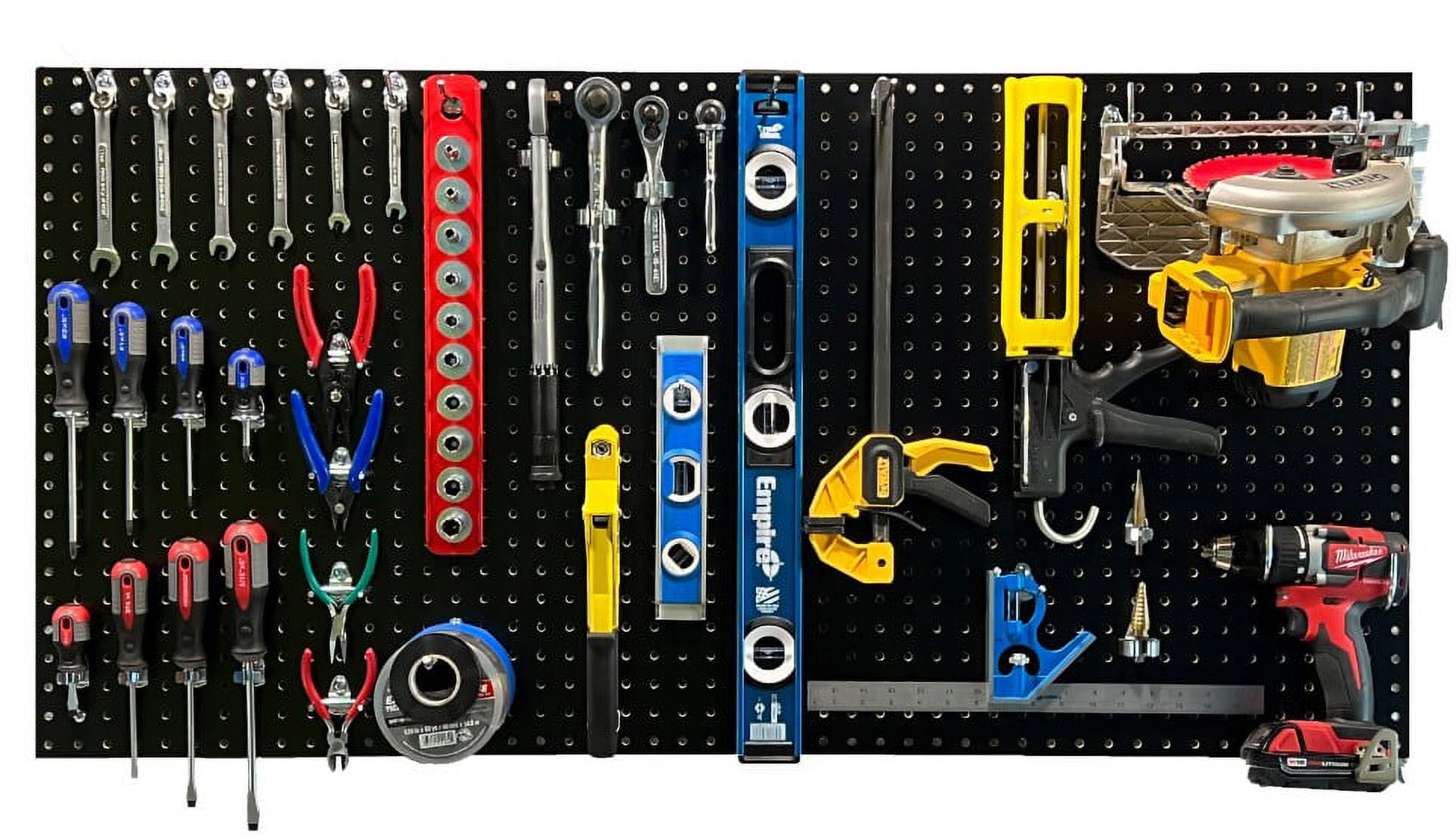 Triton Products® Black High Density Fiberboard Pegboards, Two Pack - Image 5