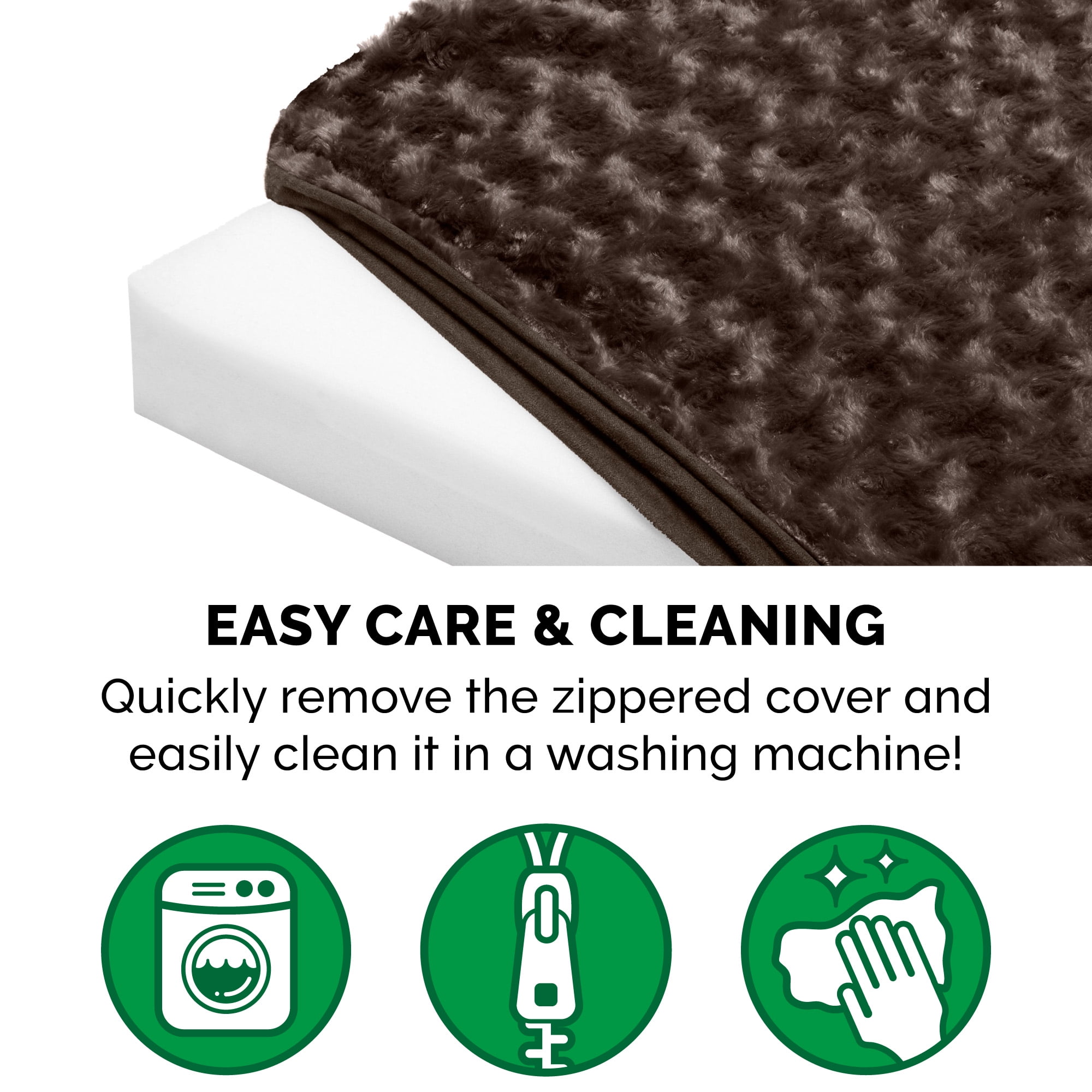 FurHaven Ultra Plush Orthopedic Deluxe Mattress Pet Bed for Dogs & Cats - Chocolate, Jumbo Plus - Image 6