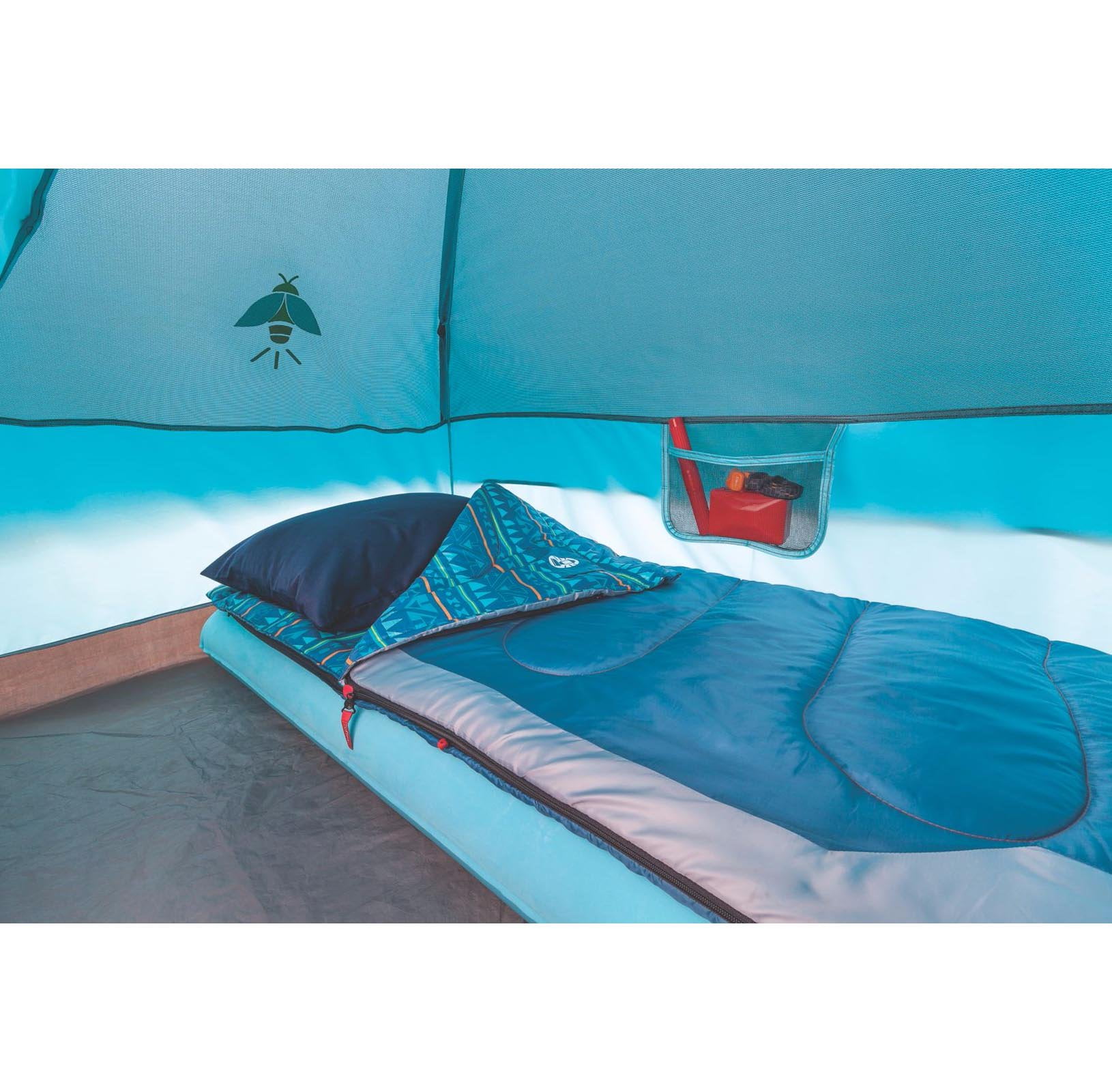 Coleman Wonder Lake Glow in the Dark Dome 4' x 7' Youth Tent, 1 Room, Teal - Image 5
