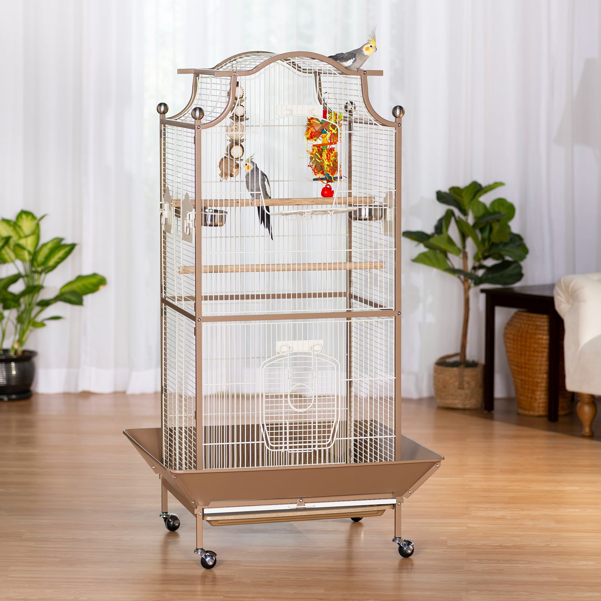 Prevue Pet Products Pagoda Cockatiel Bird Cage - Coco 3141 - Image 5