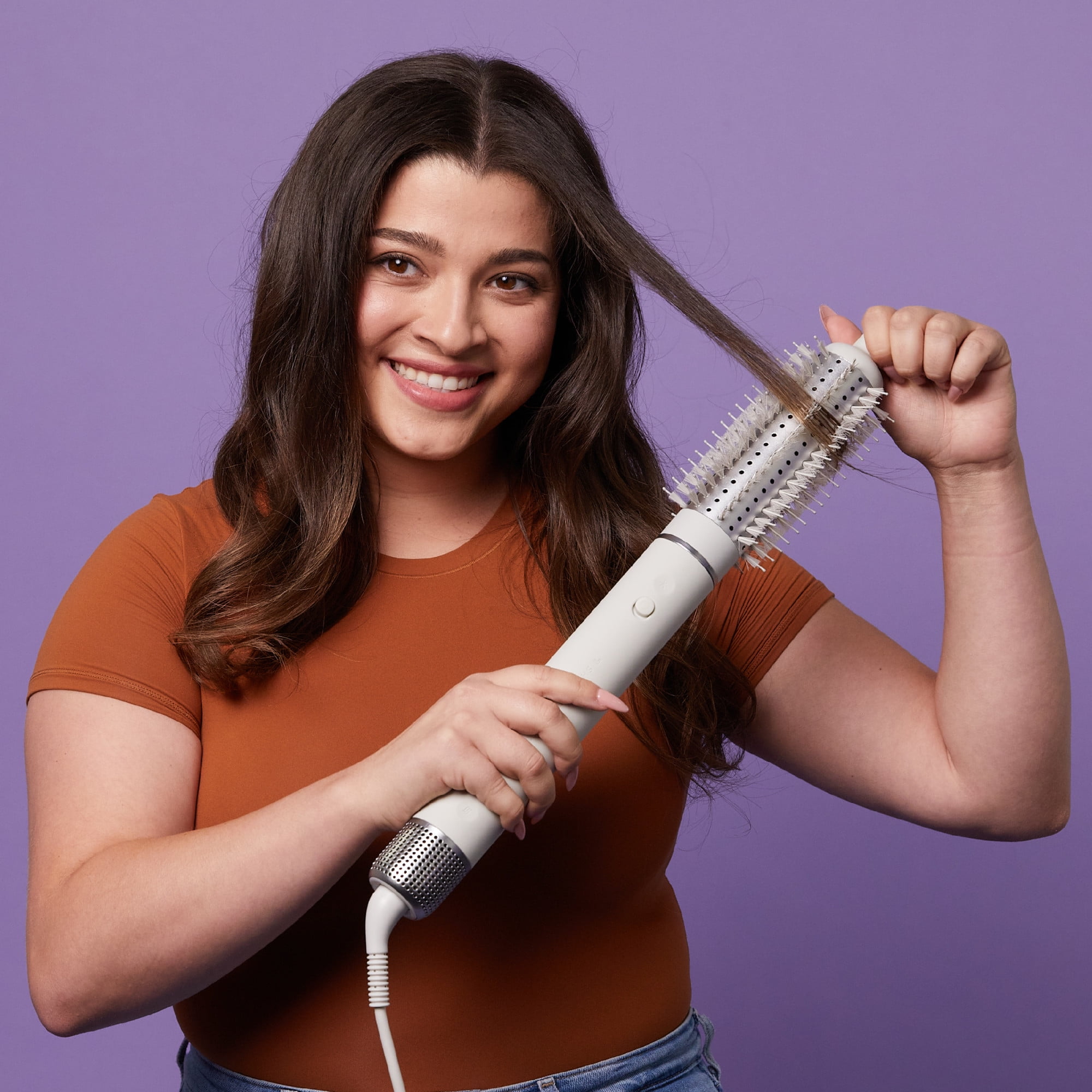 Sharper Image® Revel Hair Multi-Styler 6-In-1, 6 Premium Airflow Attachments, 3 Heat Levels, Cool Shot, Ionic Technology, Curler, Detangler & Dryer, Volumizing, Styling, and Smoothing Brush - Image 9