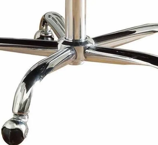 Linon Draper Office Chair, Cowhide Print, Multiple Colors & Base Options - Image 5