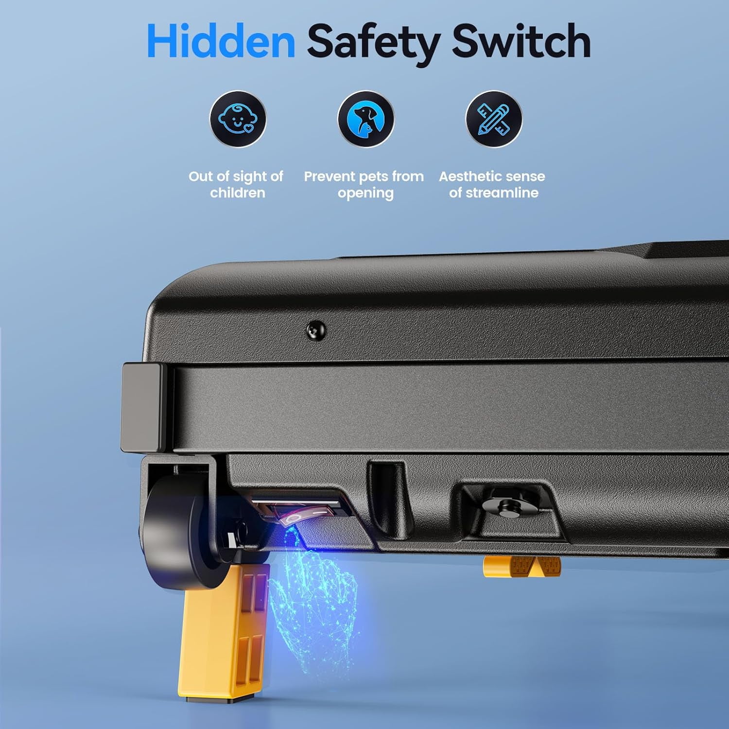 UPGO Under Desk Exercise Walking Pad Treadmill with Incline Portable Treadmill with Remote Control, LED Display, Safety Switch, Unisex - Image 5