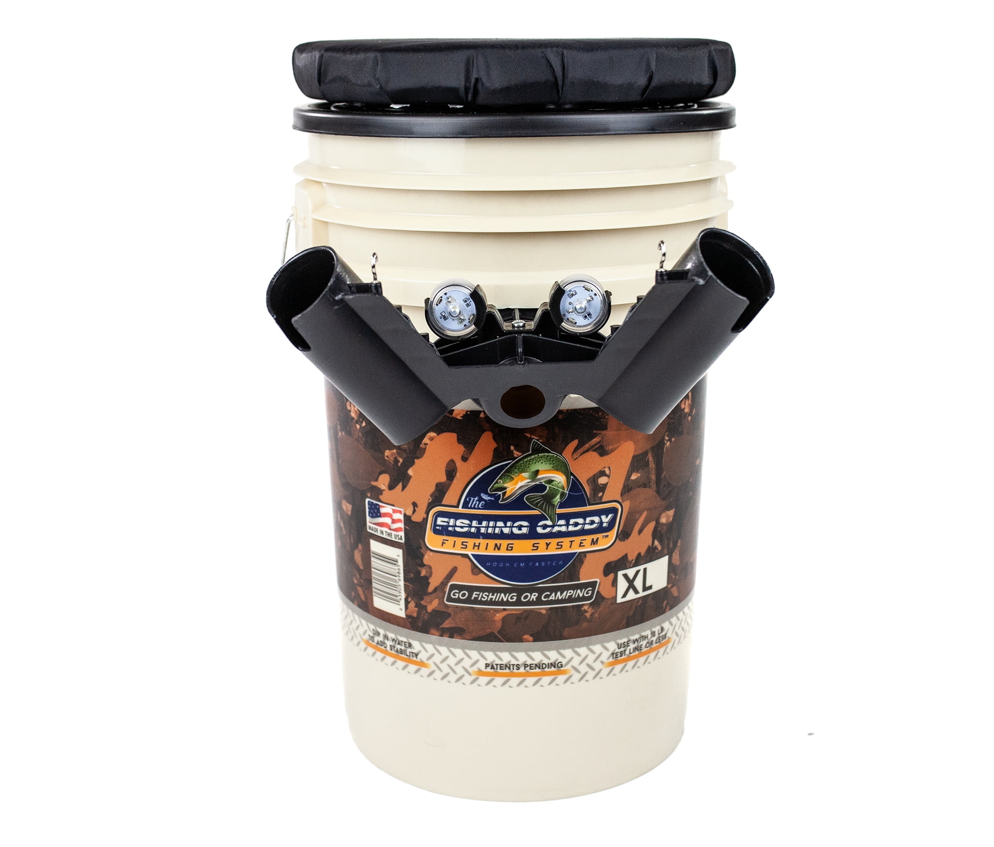 Fishing Caddy Camo Extra Large-Plush Padded Swivel Seat - Image 6