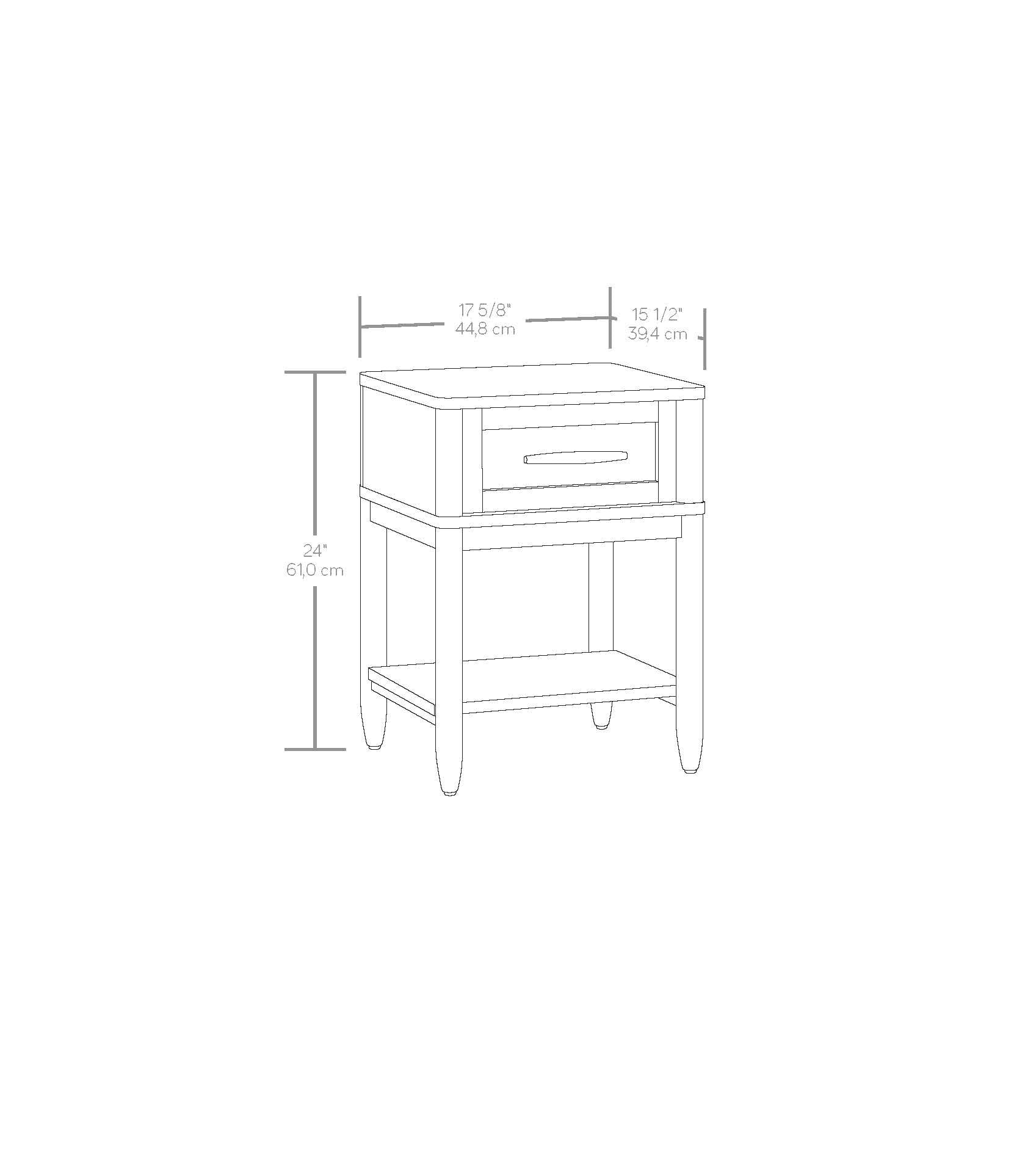 Better Homes & Gardens Springwood Caning Nightstand, Light Honey Finish - Image 13