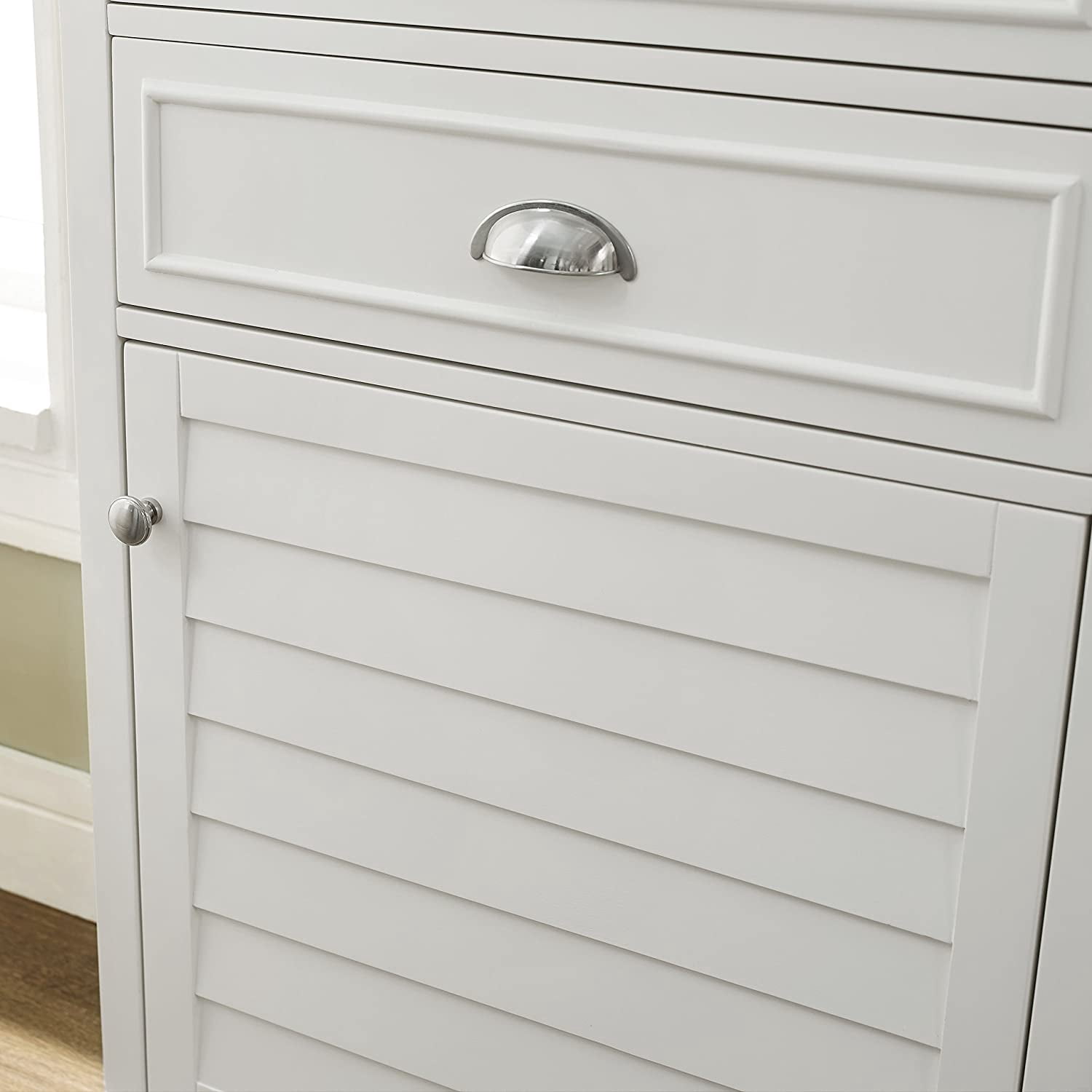 Crosley Brands Lydia Tall Cabinet White - Image 4
