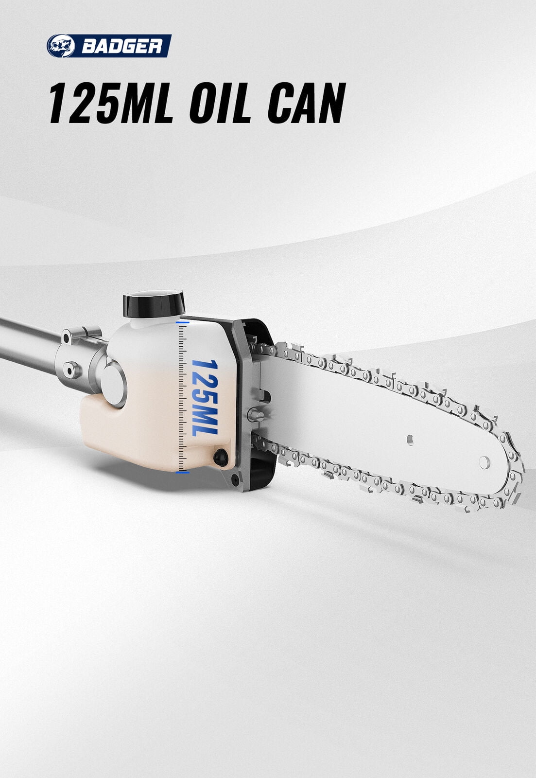 WILD BADGER POWER Pole Saw Attachment Universal Automatic Lubrication for Cutting Limbs and Brush, Automatic Lubrication - Image 8