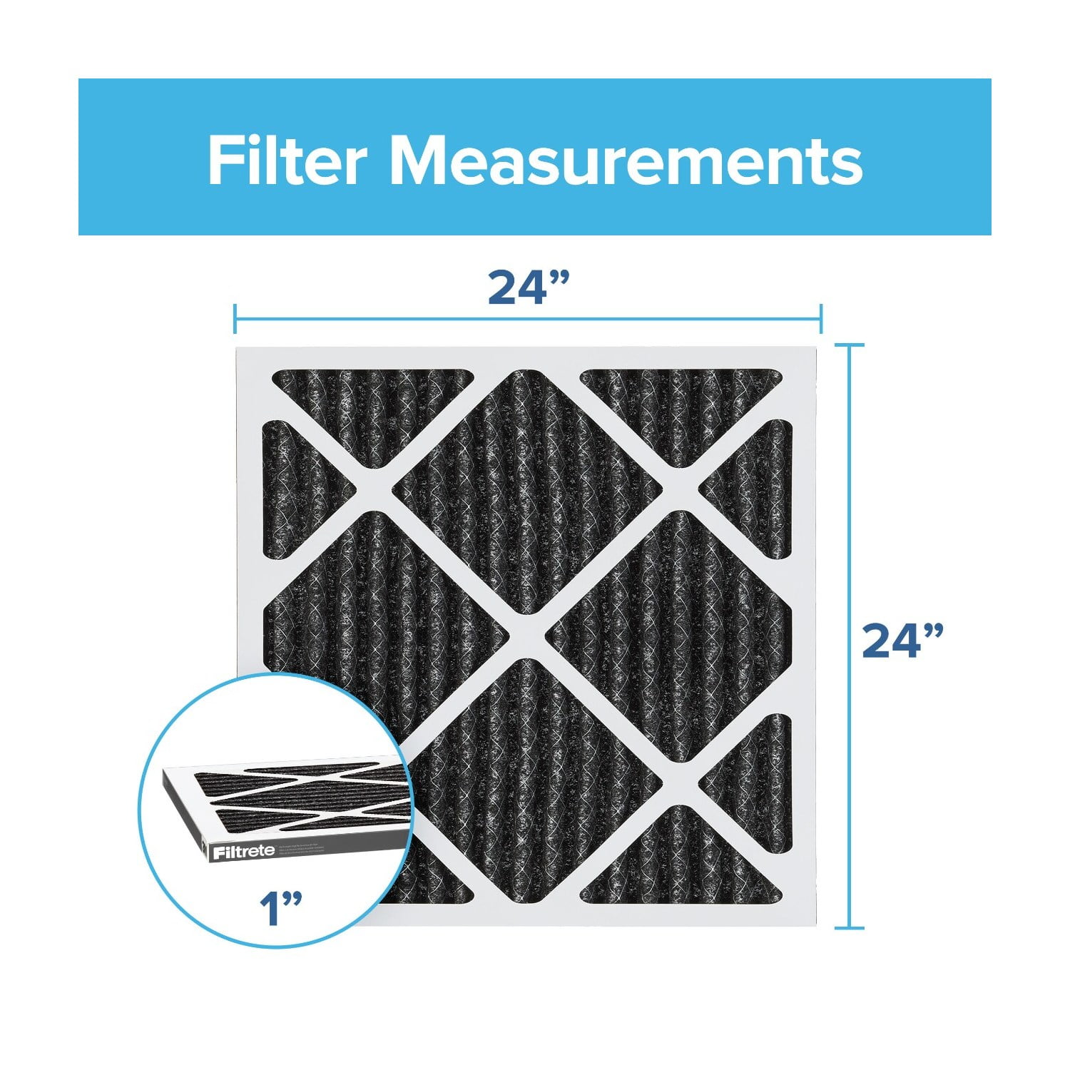 Filtrete 24x24x1 Air Filter, MPR 1200 MERV 11, Allergen Plus Odor Reduction, 4 Filters - Image 6