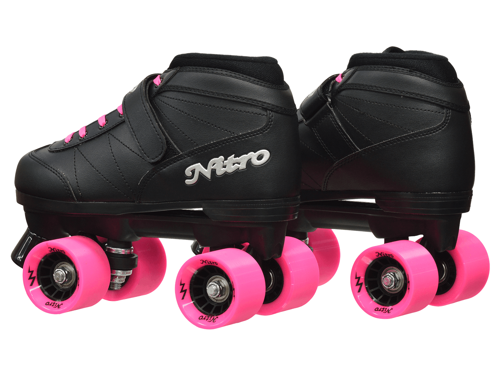 Epic Adult Super Nitro Pink Quad Speed Skates Package - Image 2