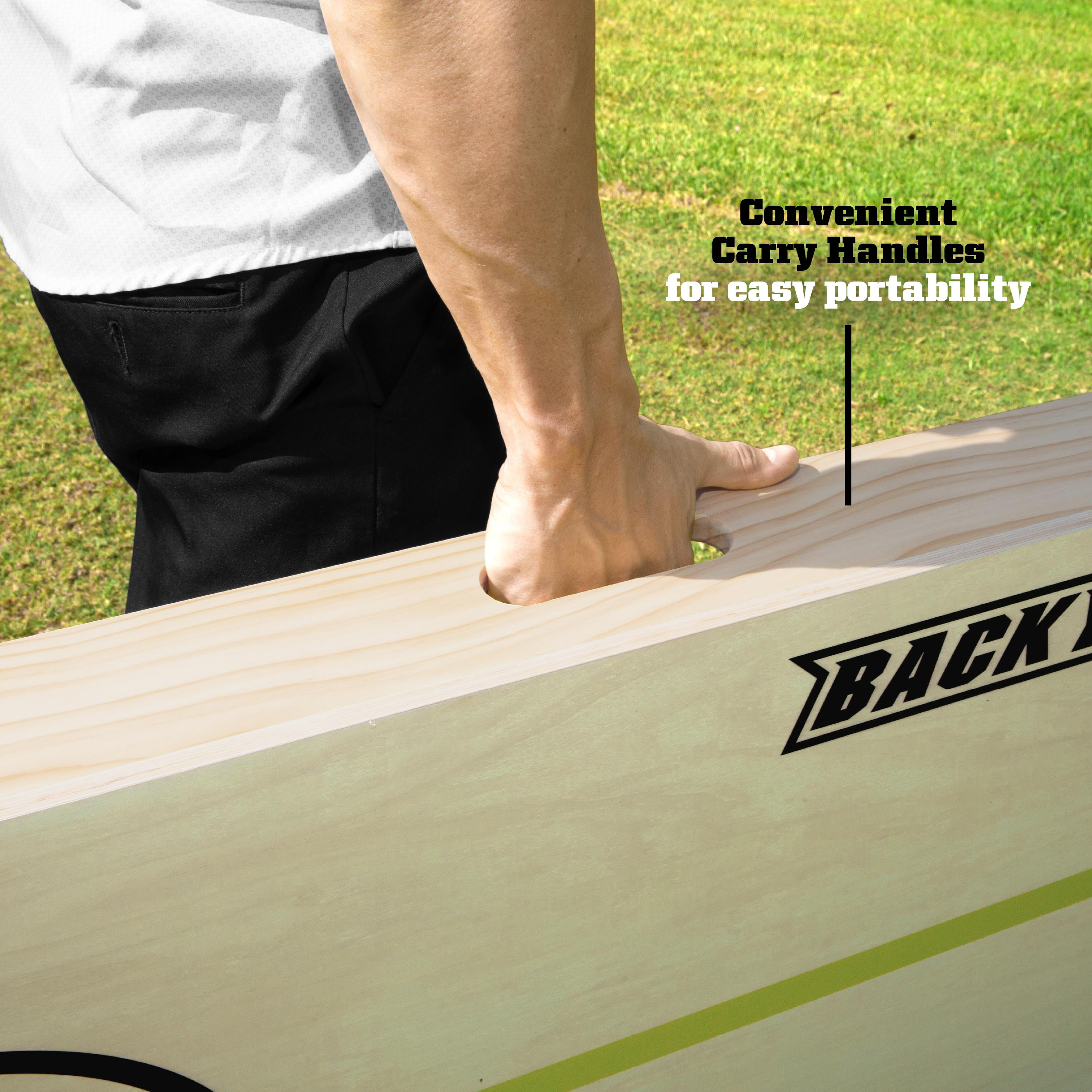 Official Size Cornhole Bean Bag Toss Set 4 ft x 2 ft by Backyard Hero - Image 8