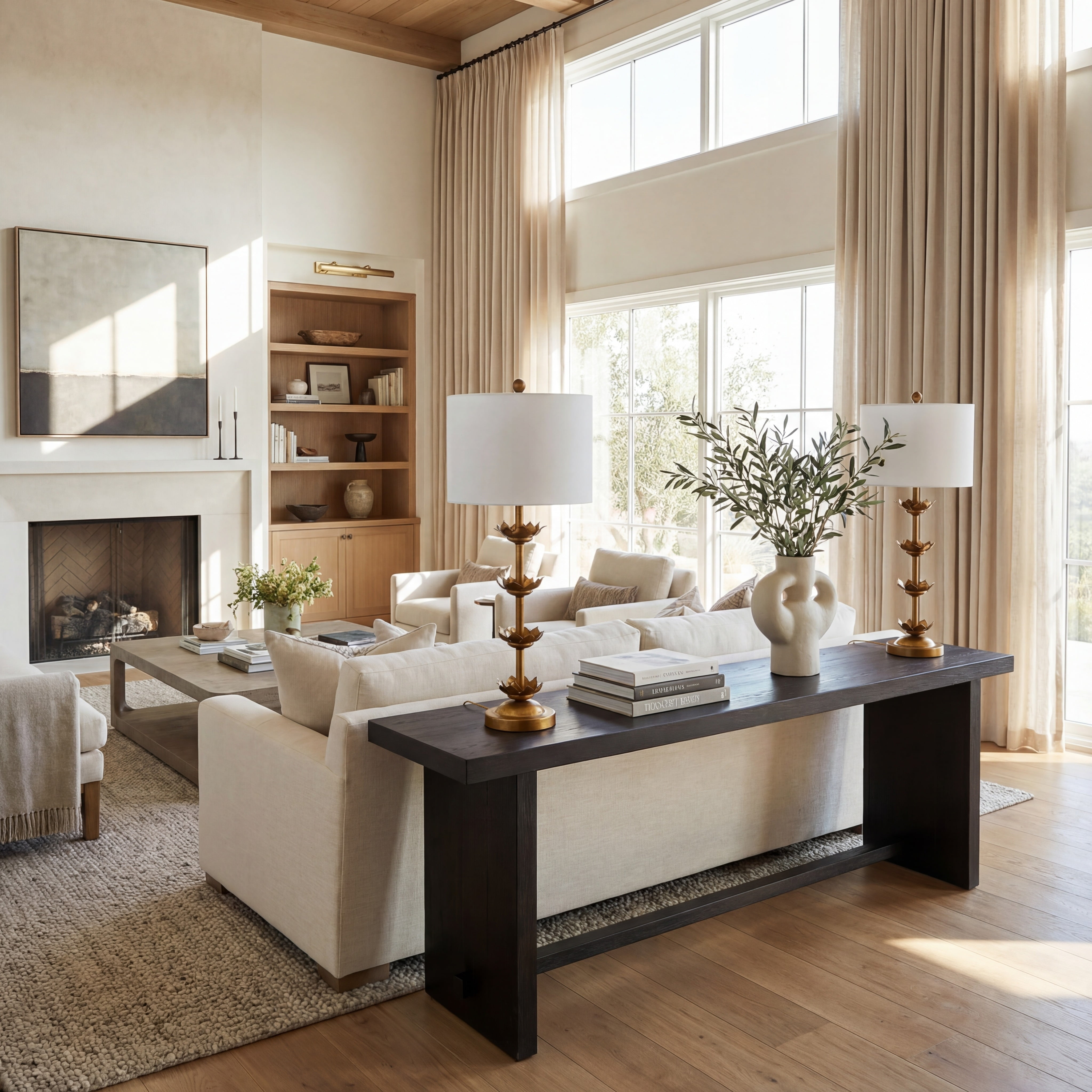 Safavieh Lani Leaf 32 in. H Table Lamp, Antique Gold, Set of 2 - Image 7