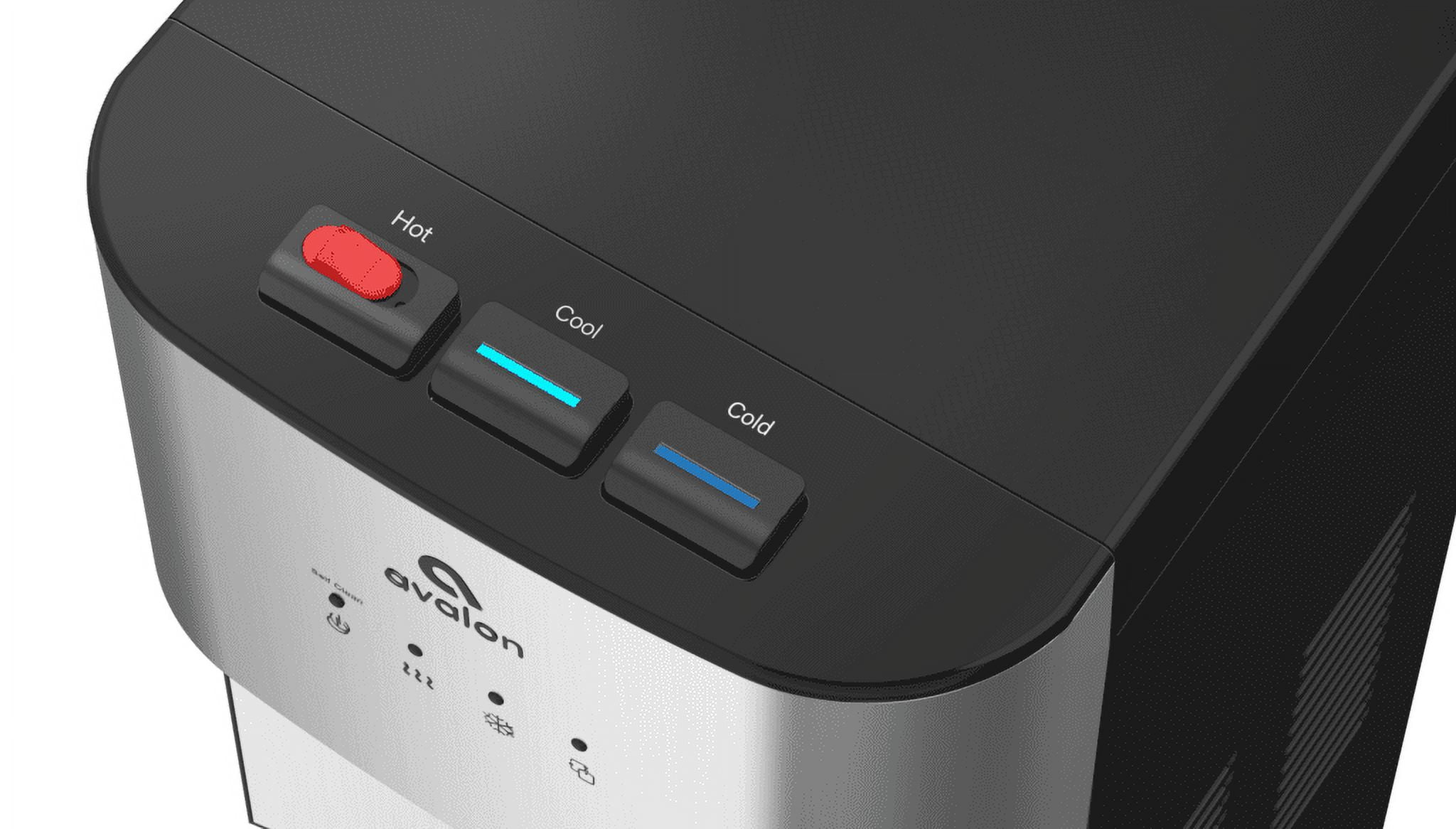 Avalon Limited Edition Self Cleaning Water Cooler Water Dispenser - 3 Temperature Settings - Hot, Cold & Room Water, Durable Stainless Steel Construction, Bottom Loading - UL/Energy Star Approved - Image 7