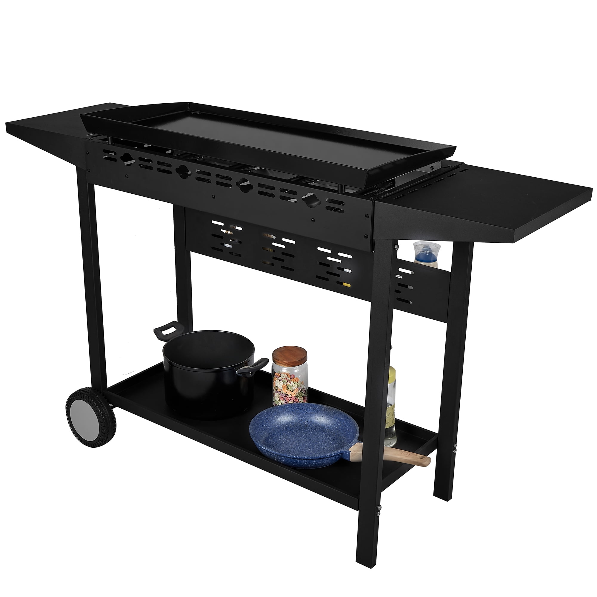 Vebreda 4-Burner 30" Griddle Propane Gas Grill, Black - Image 2