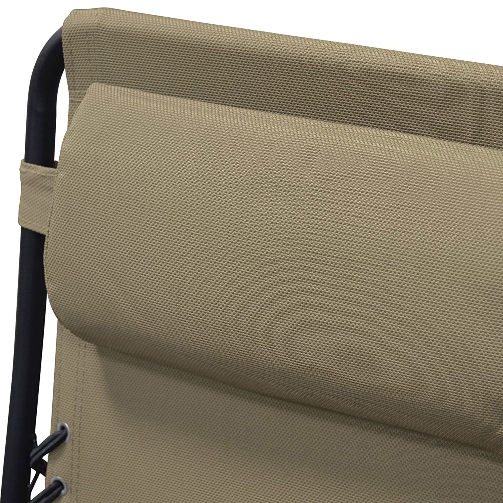 Caravan Sports Zero Gravity Outdoor Folding Patio Lounge Chair, Beige - Image 9