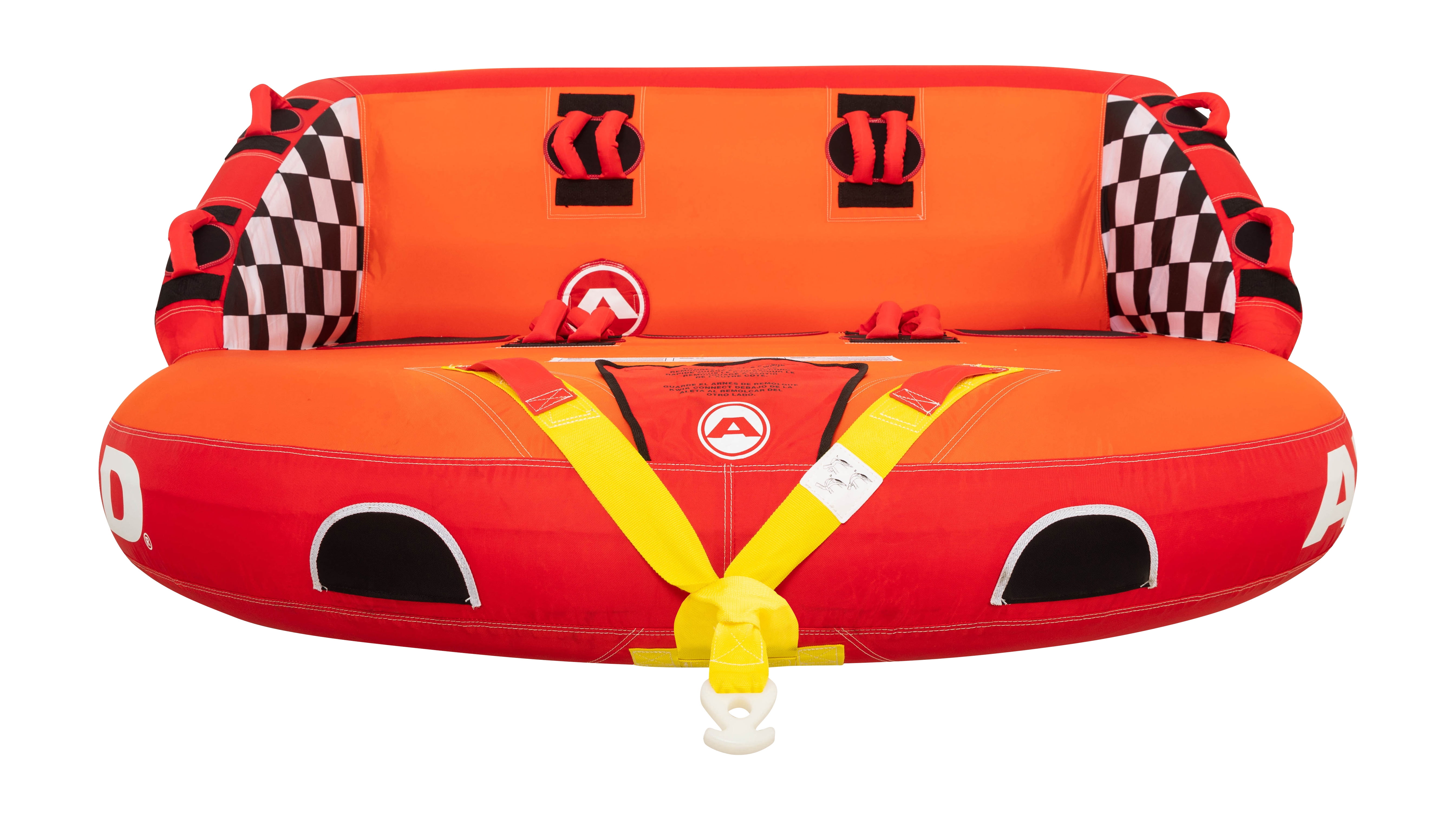Airhead Super Mable Towable Tube for Boating, Fits up to 3 People, Dual Tow Points - Image 2