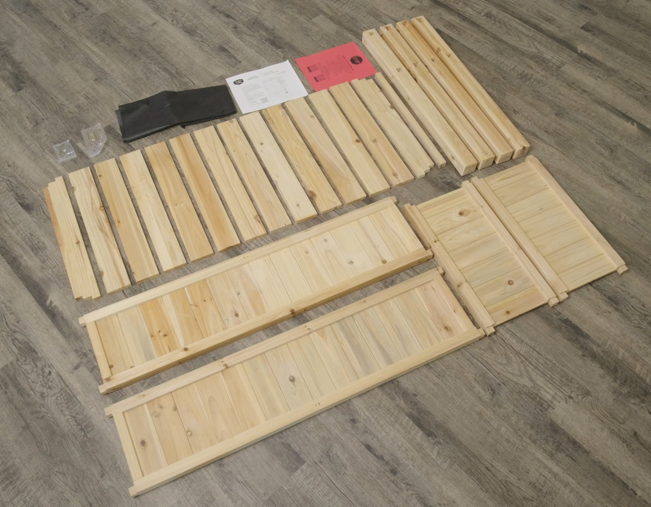 Timber Valley Cedar Wood Elevated Garden Bed Raised Planter with Thick Legs - Image 2