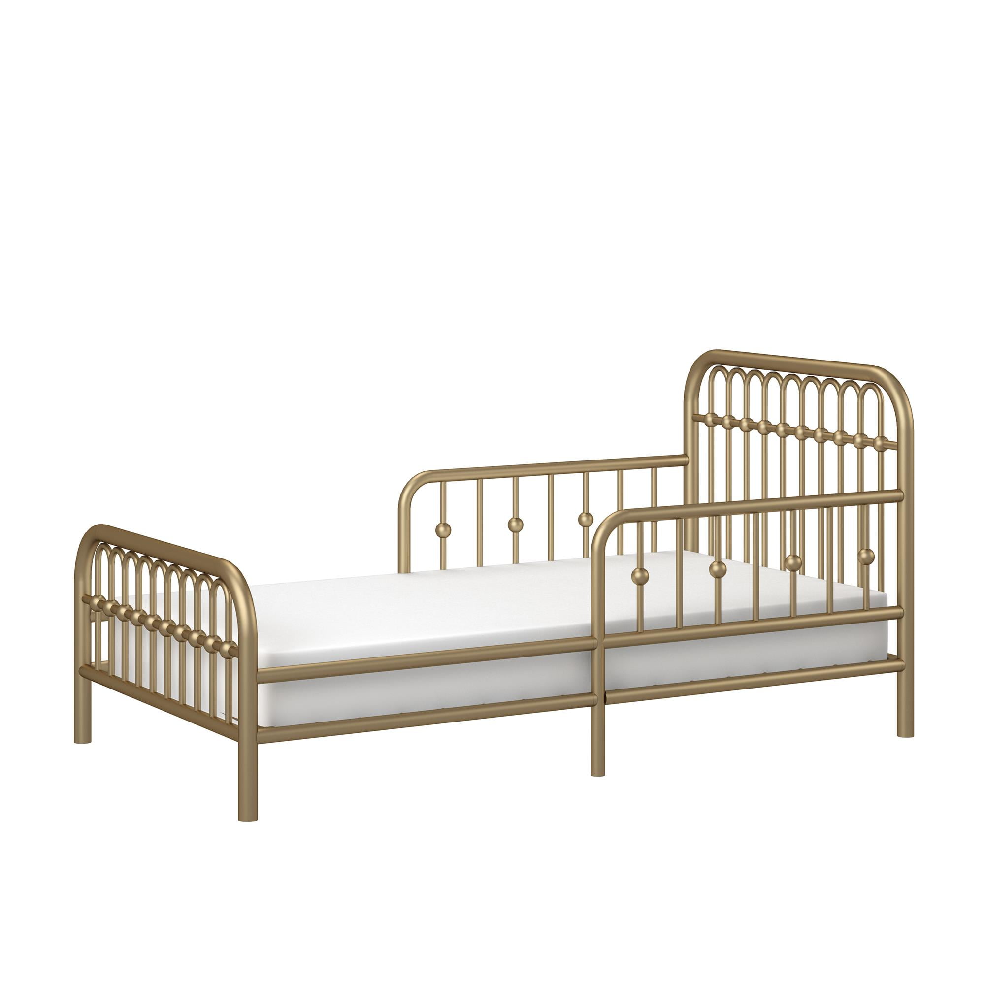 Little Seeds Monarch Hill Ivy Metal Toddler Bed, Gold - Image 8
