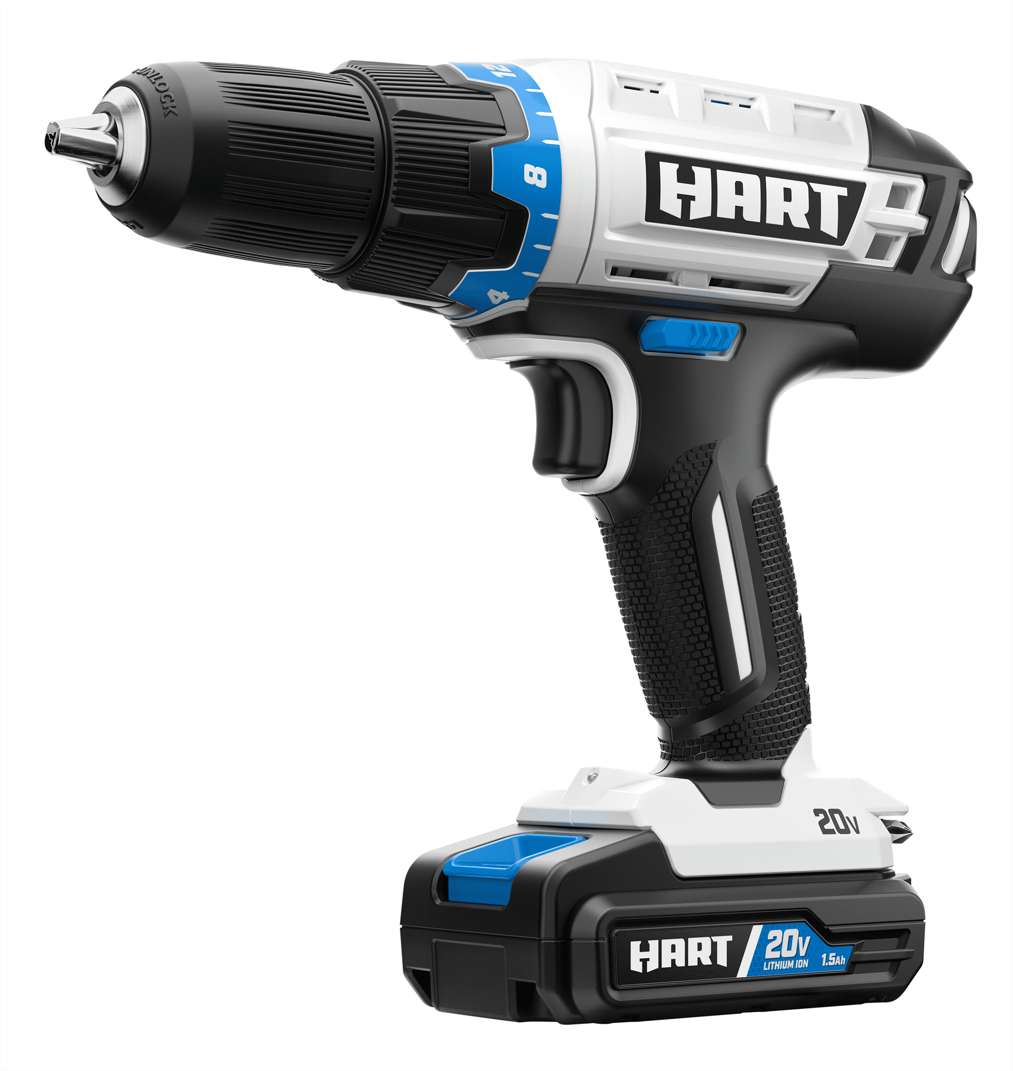 HART 20-Volt Cordless 5-Tool Combo Kit (2) 1.5Ah Lithium-Ion Batteries and 16-inch Storage Bag - Image 6
