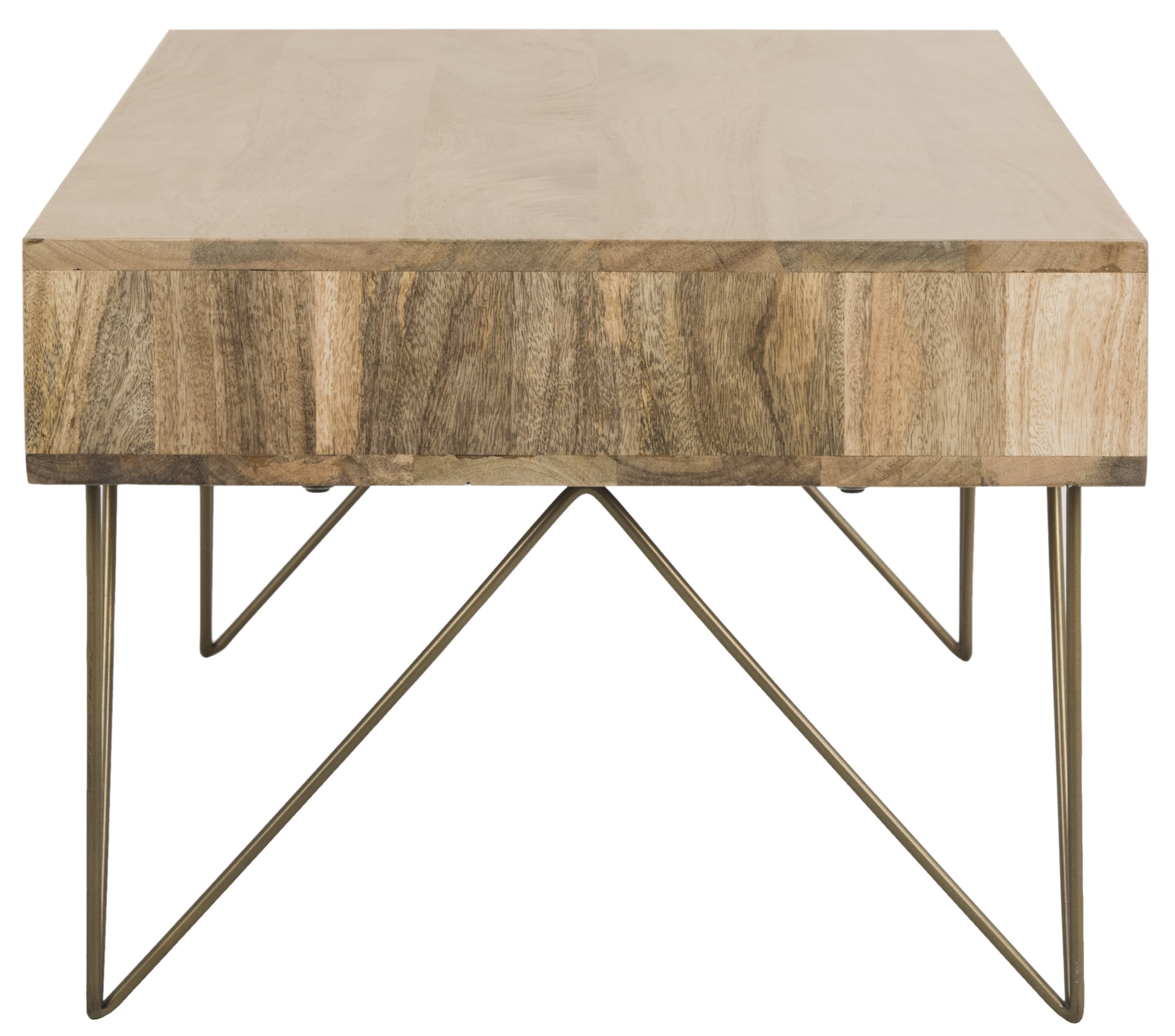 SAFAVIEH Marigold Mid-Century Coffee Table with Drawer, Natural - Image 10