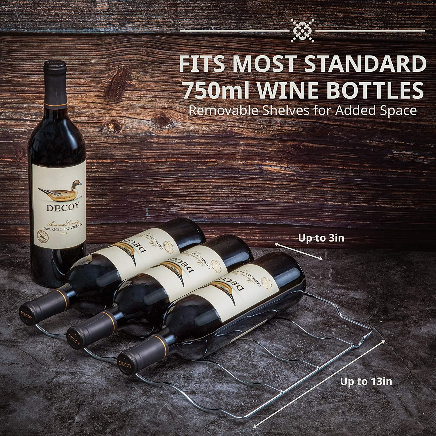 Ivation 24 Bottle Compressor Wine Cooler Refrigerator w/ | Large Freestanding Wine Cellar Glass Door Black - Image 6