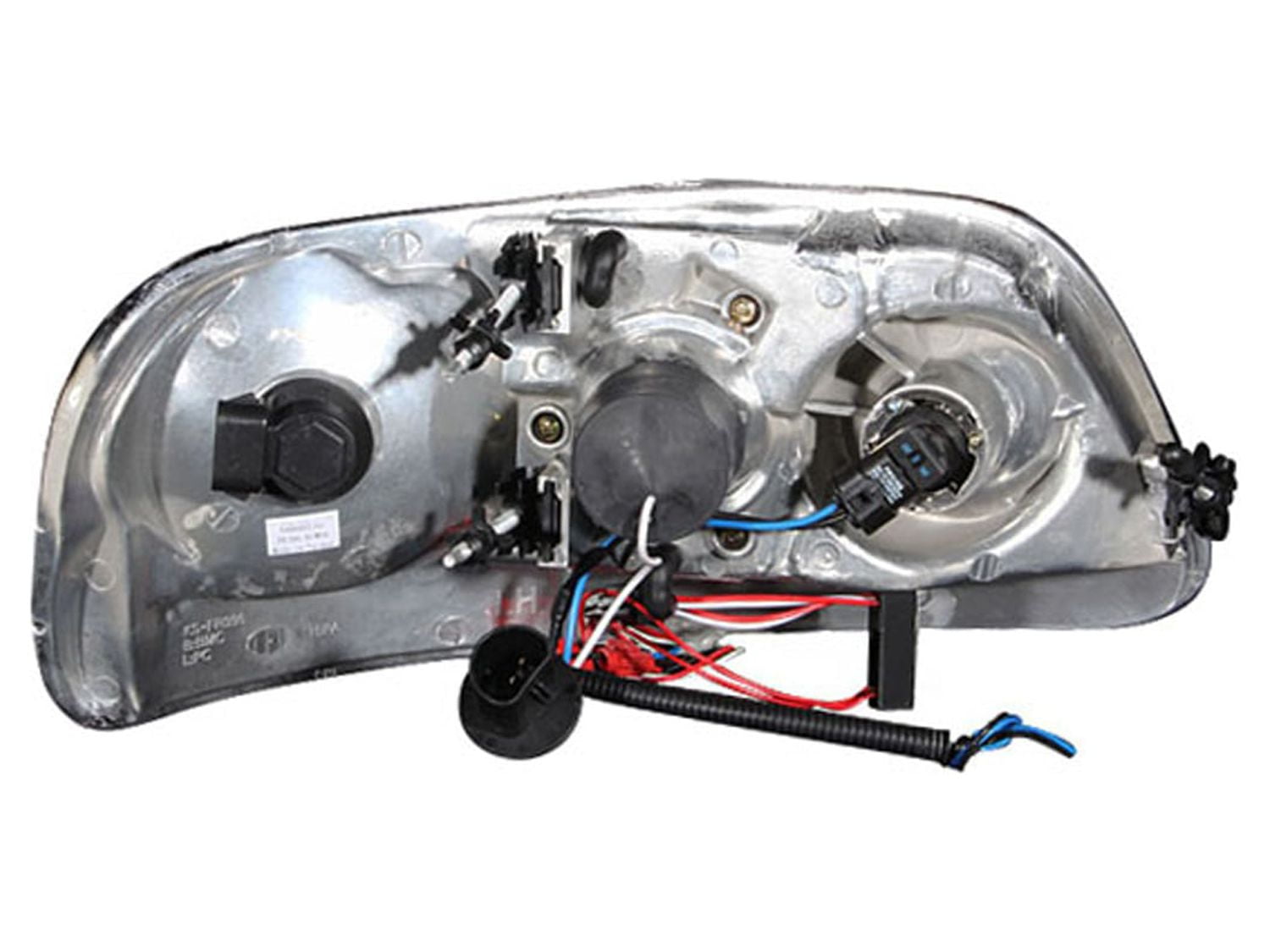 ANZO USA 111032 Projector Headlight Set w/Halo Fits select: 1997-2003 FORD F150, 1997-2003 FORD EXPEDITION - Image 3