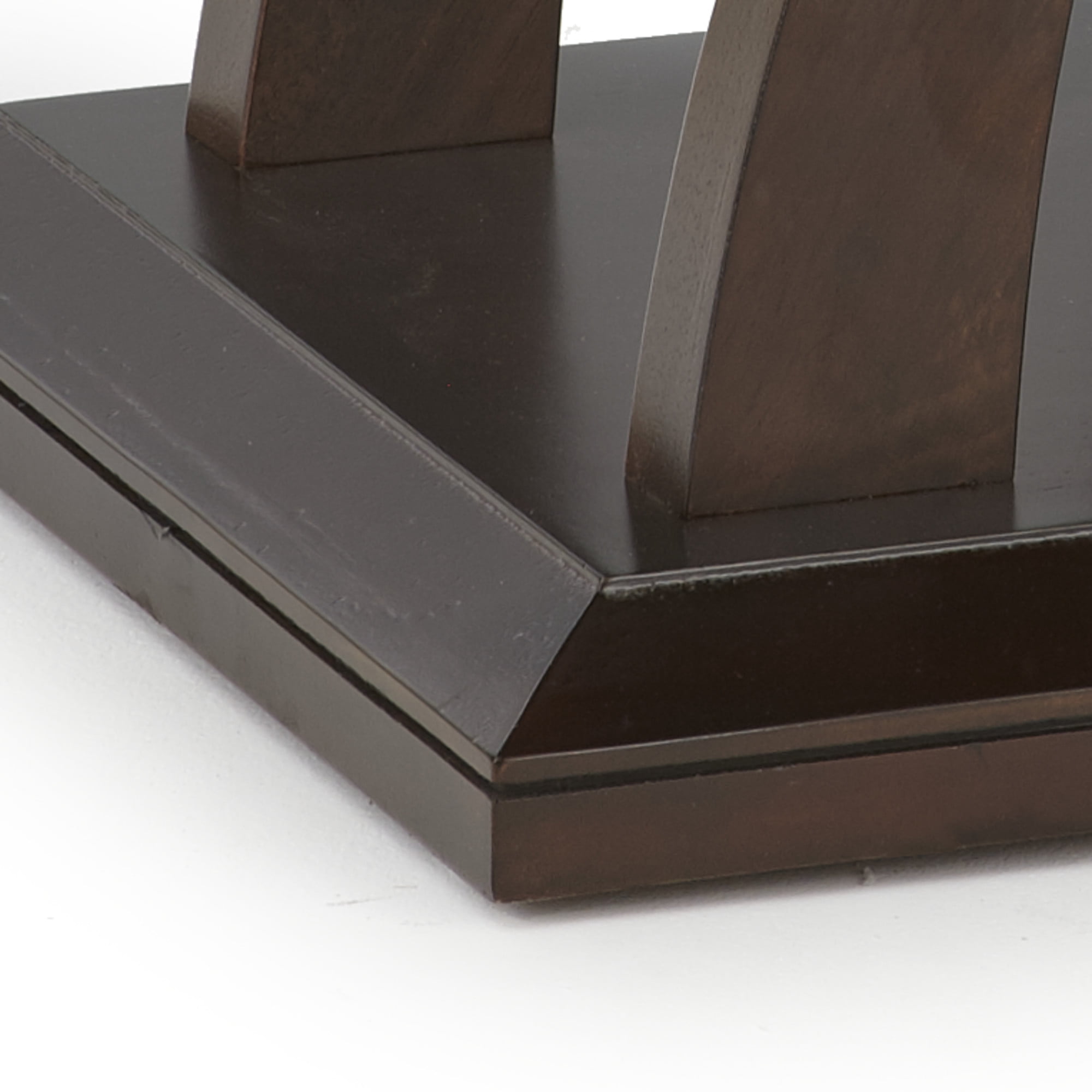 Steve Silver Jocelyn Square End Table, Espresso Cherry Wood - Image 5