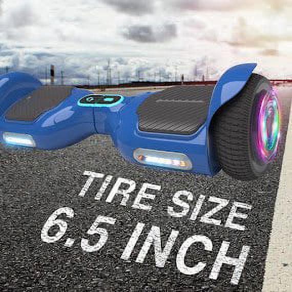 Bluetooth Hoverboard, Brand New Matt Color Hover Board with 6.5" Wheels Built-in Wireless Speaker Bright LED Lights - Image 4