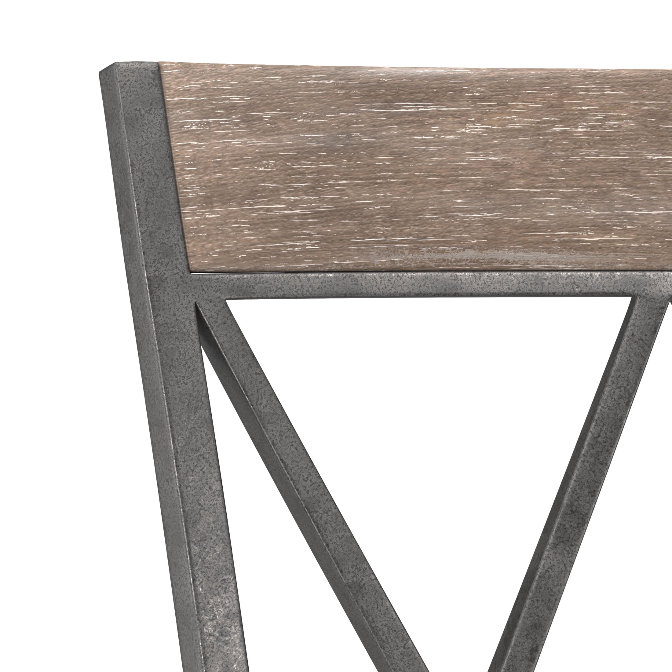 Hillsdale Furniture Stewart Metal Counter Height Swivel Stool, Aged Pewter - Image 14