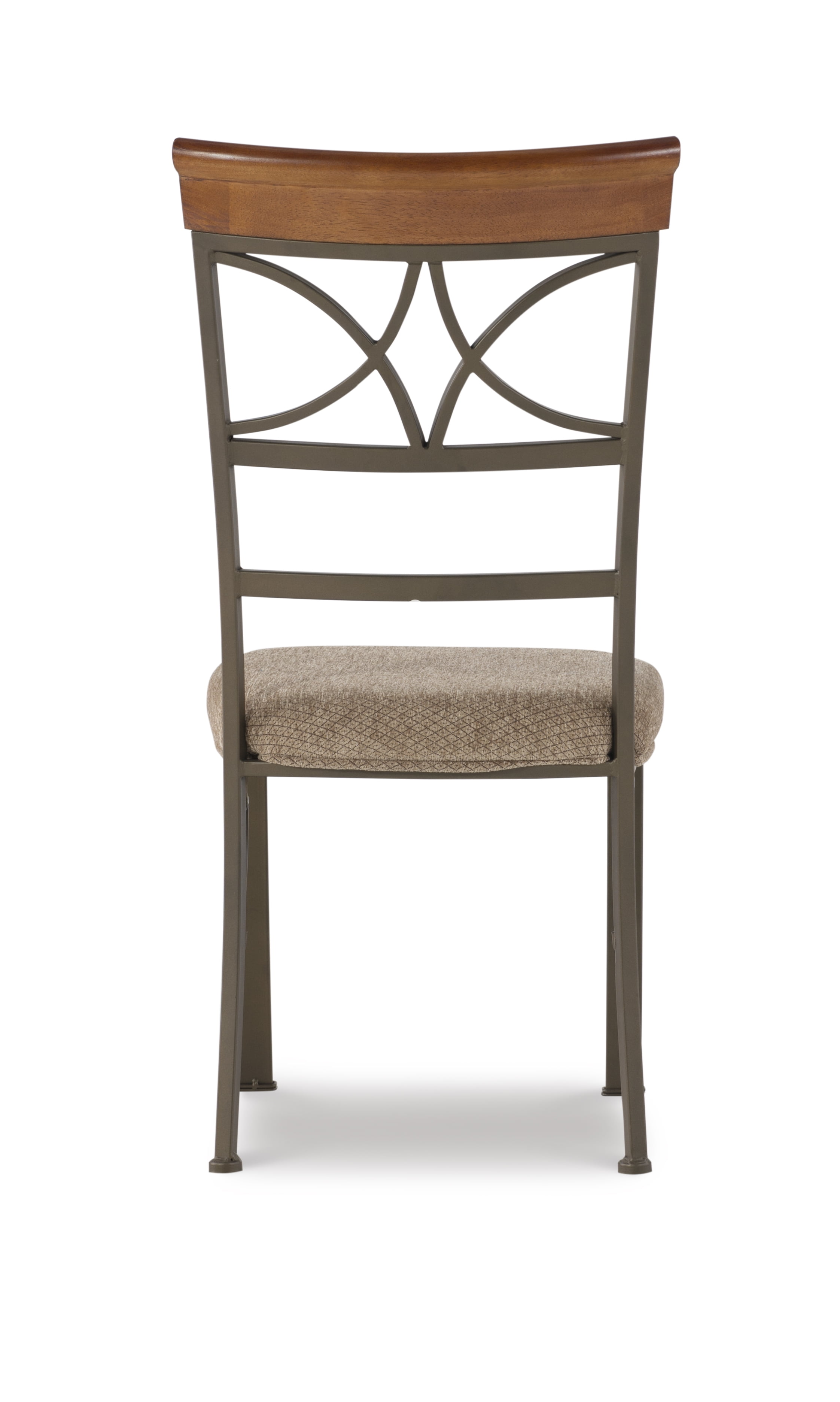 Powell Roselyn Dining Chair, Set of 2, Brushed Faux Medium Cherry with Matte Pewter and Bronze Metal - Image 9