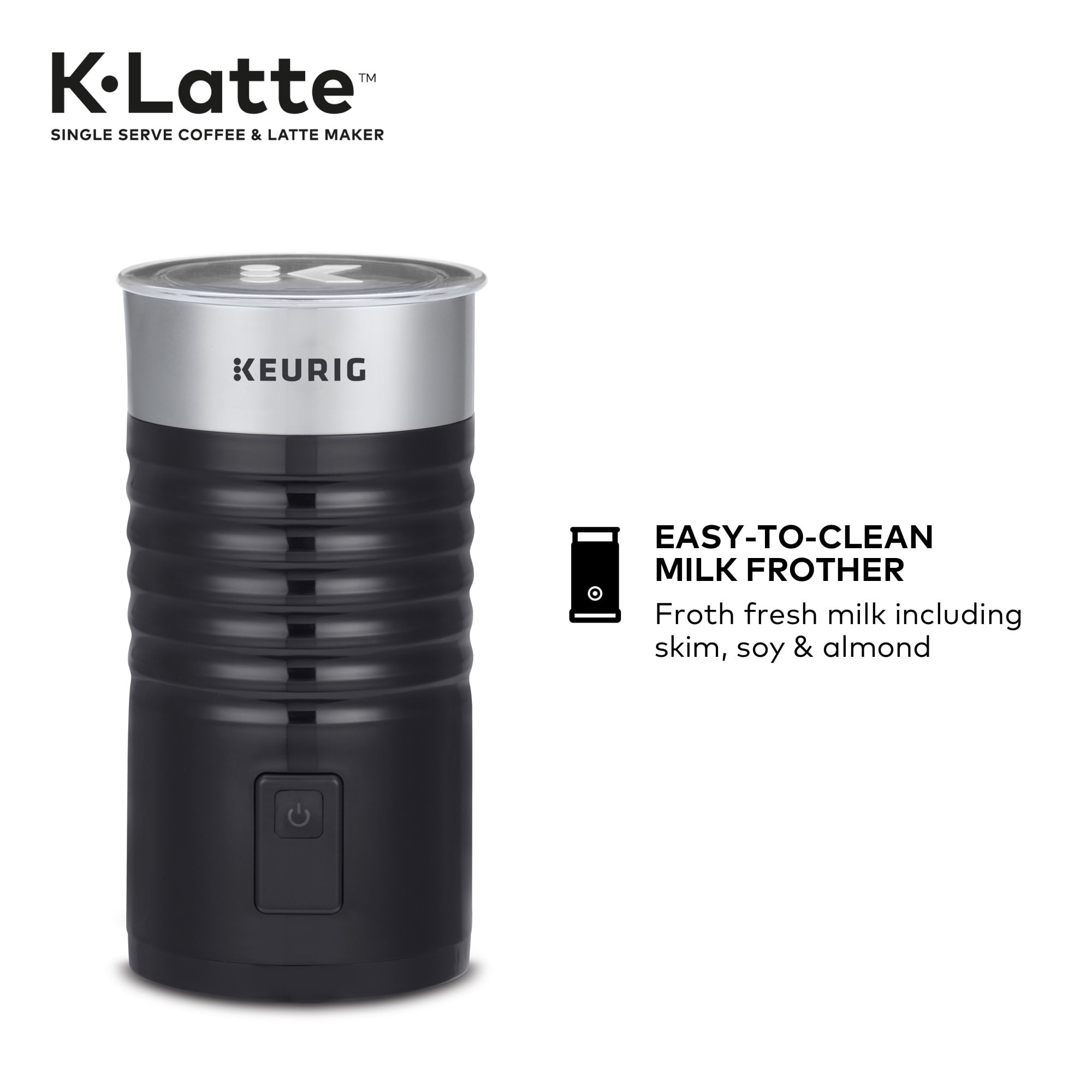 Keurig K-Latte Single Serve K-Cup Coffee and Latte Maker, Black - Image 11