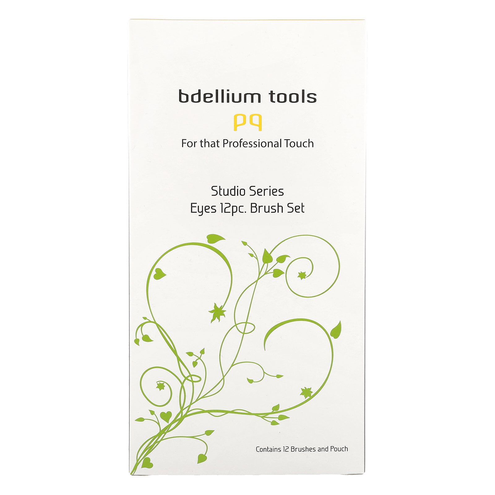 Bdellium Tools Studio Series, Eyes Brush Set and Pouch, 12 Pc Set - Image 2